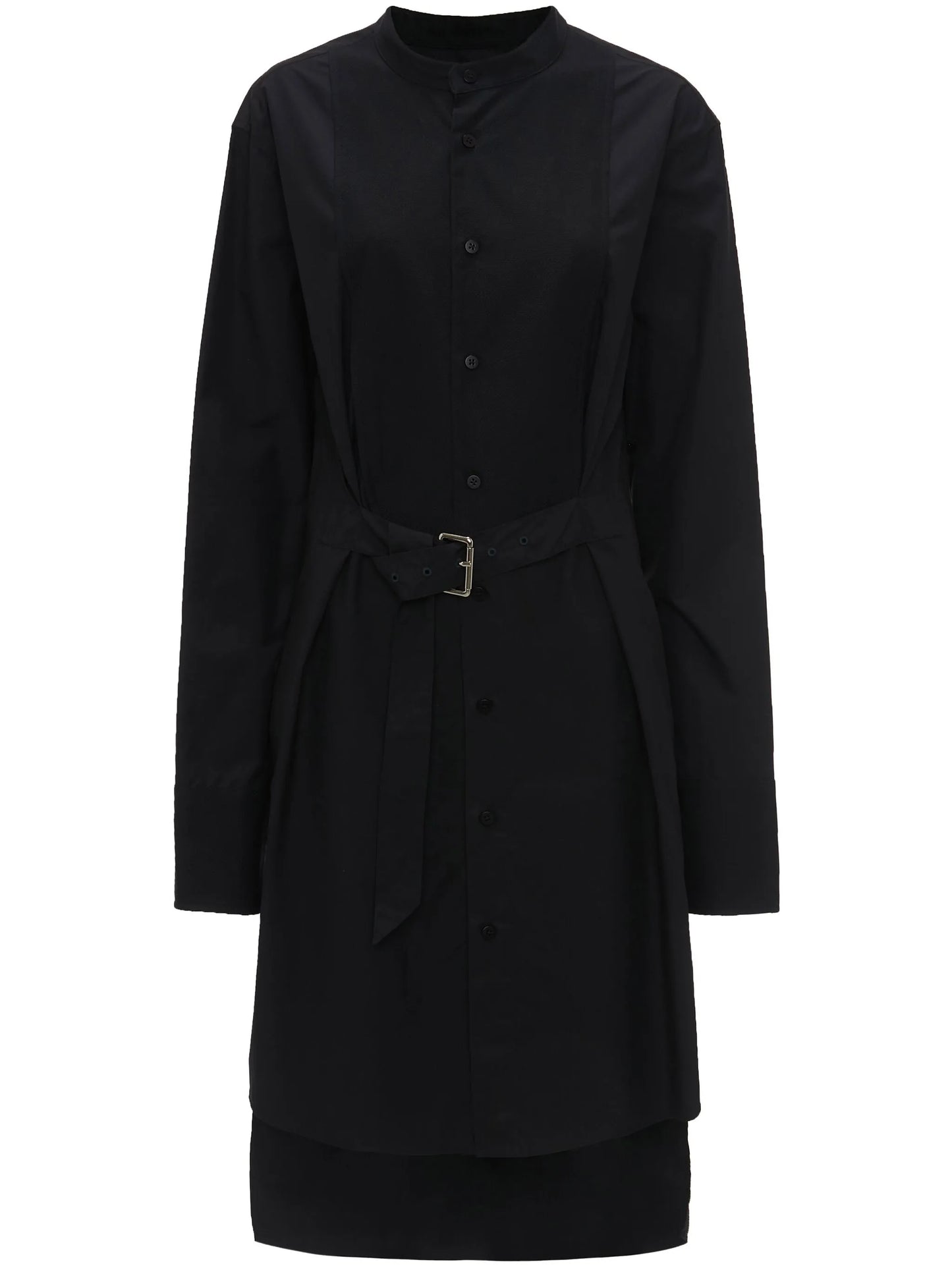 belted cotton dress