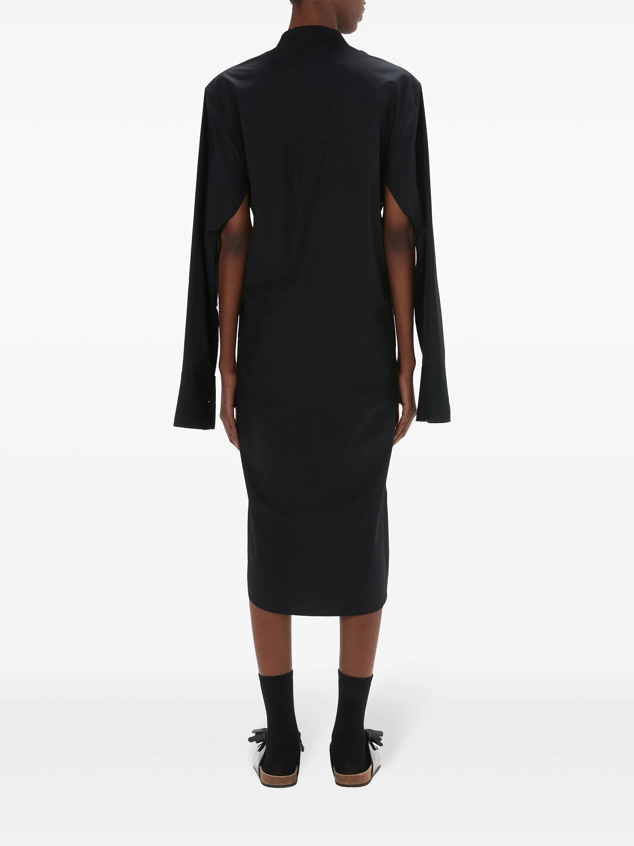 belted cotton dress