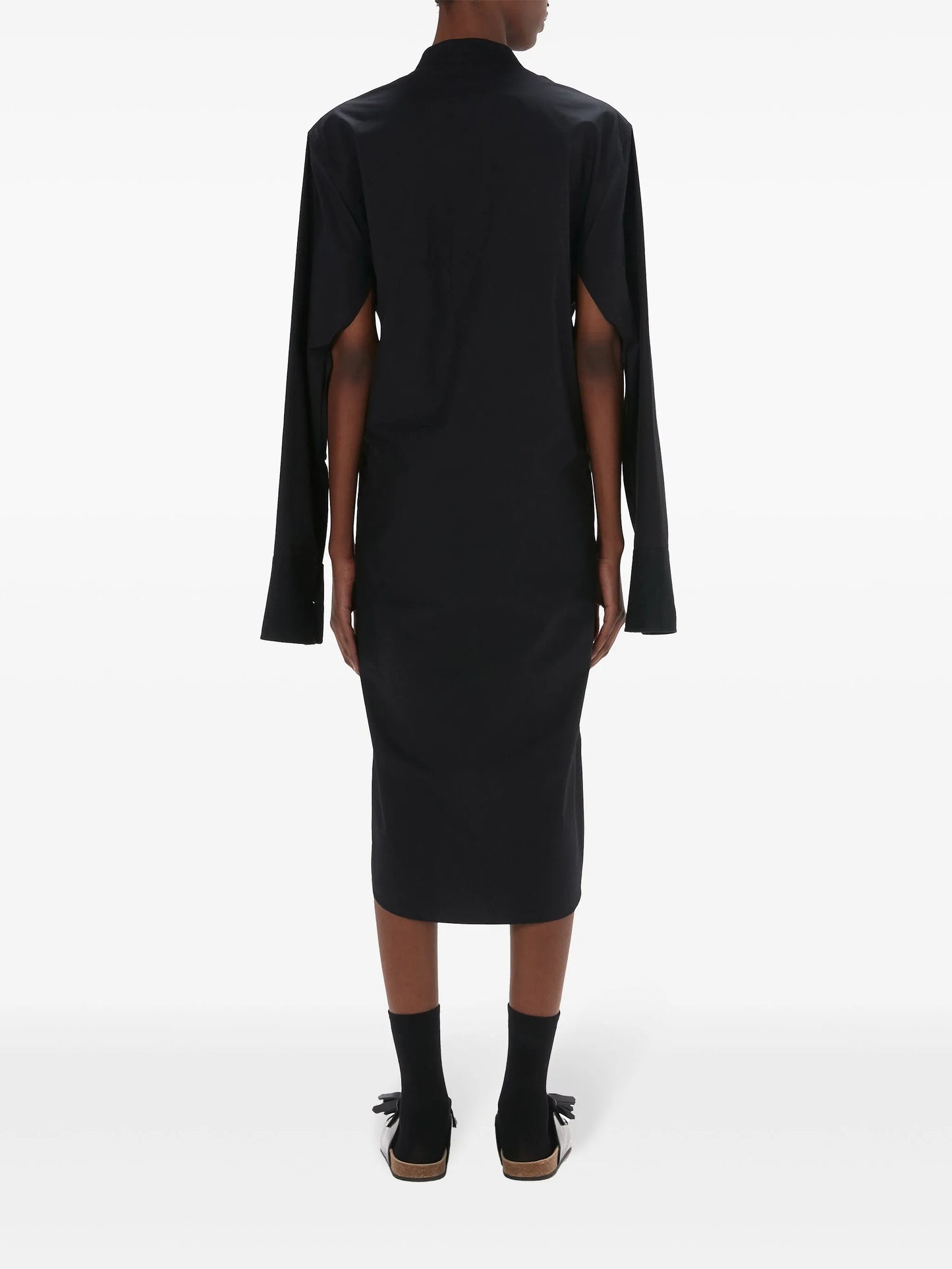 belted cotton dress