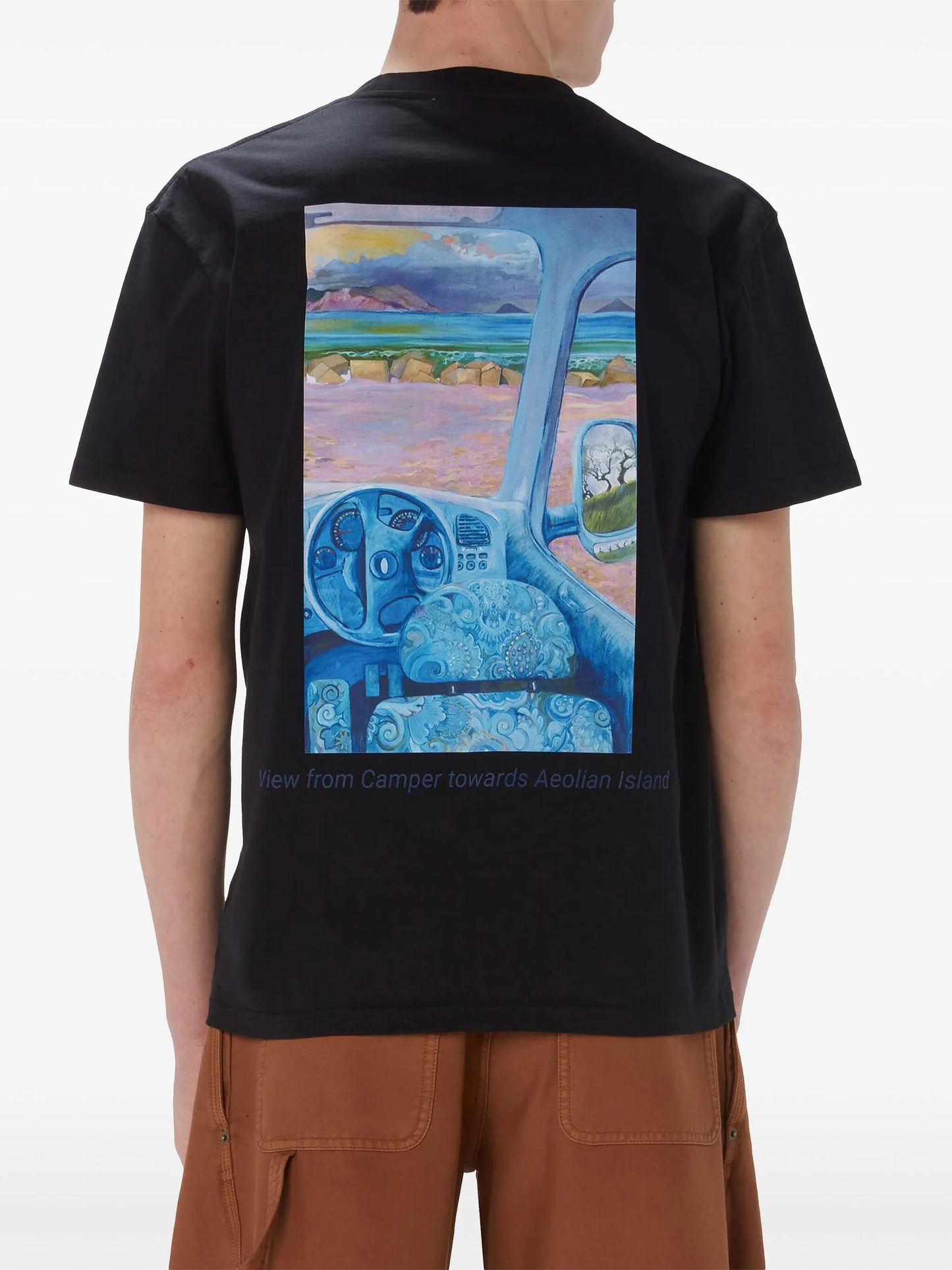 grafhic-print organic cotton T-shirt