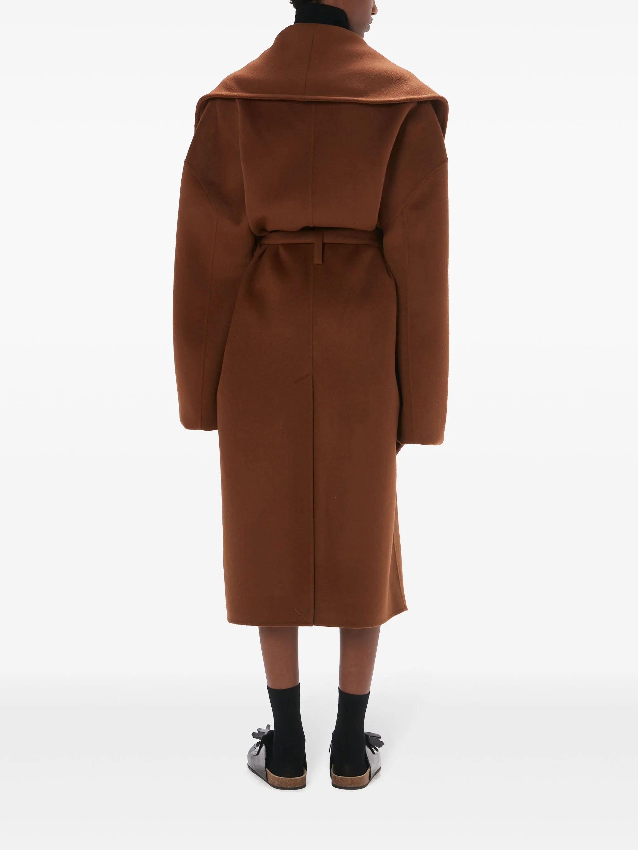 belted wool coat