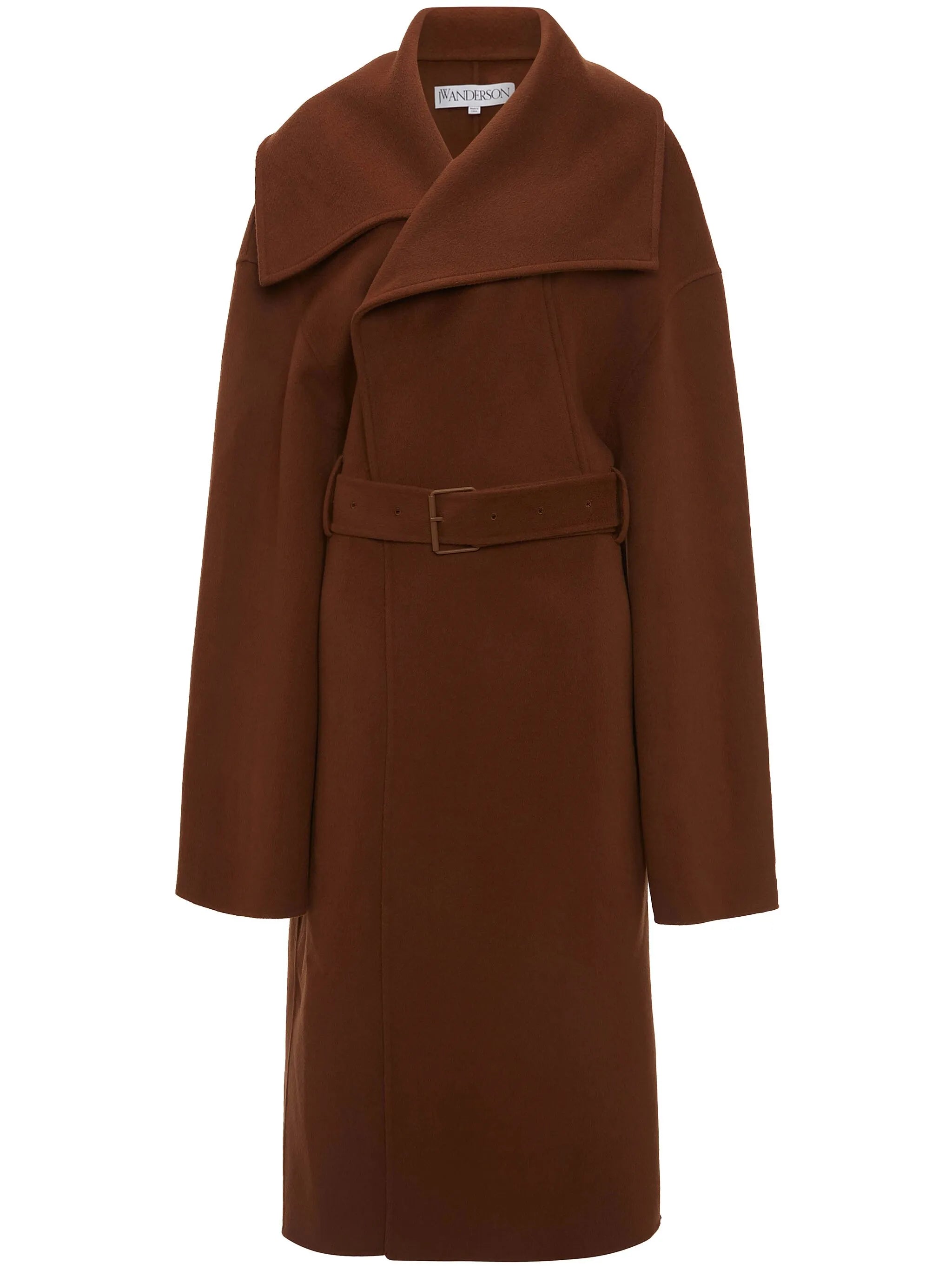 belted wool coat
