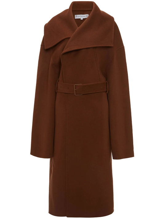 belted wool coat