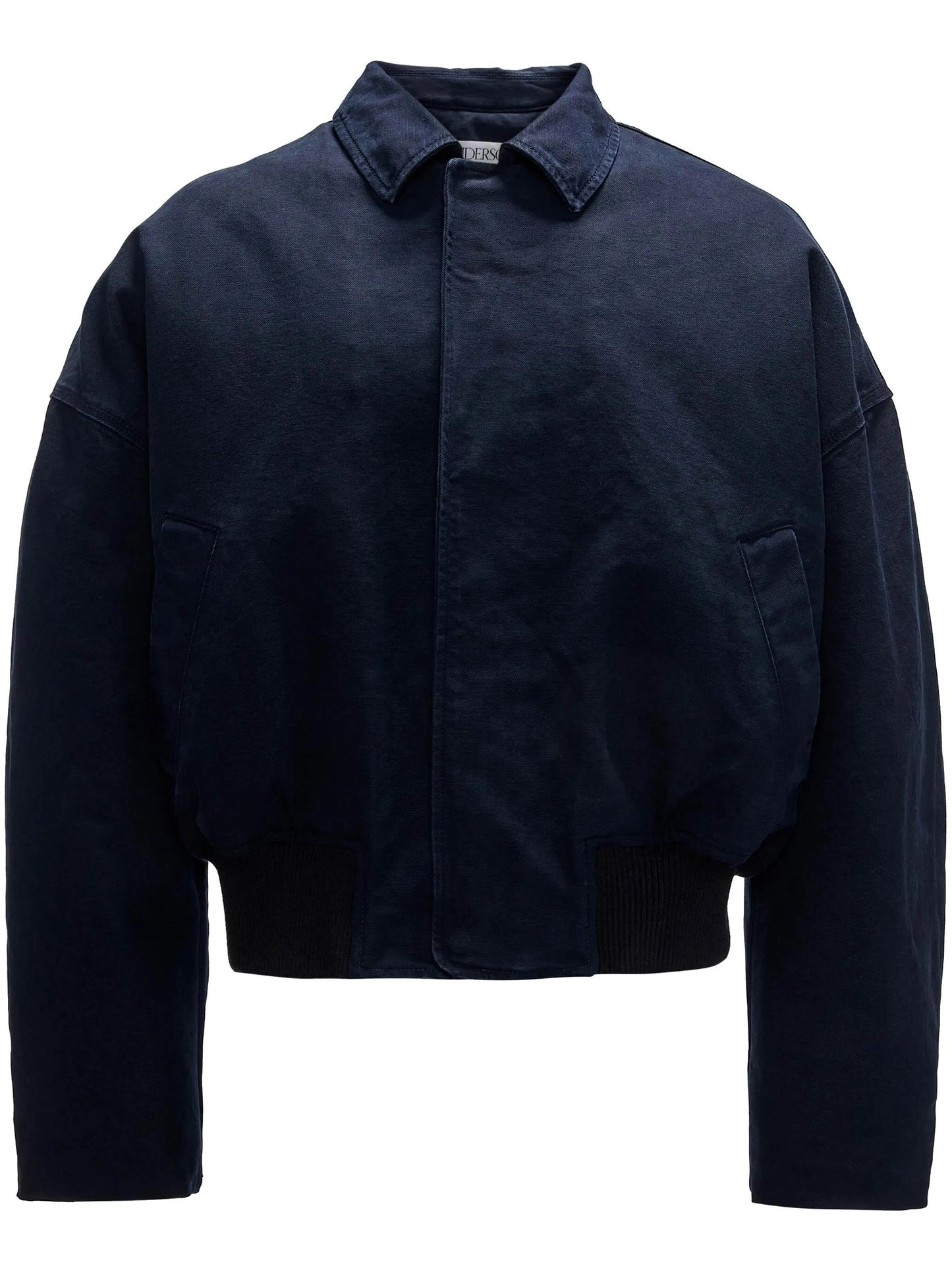 logo-appliqué bomber jacket