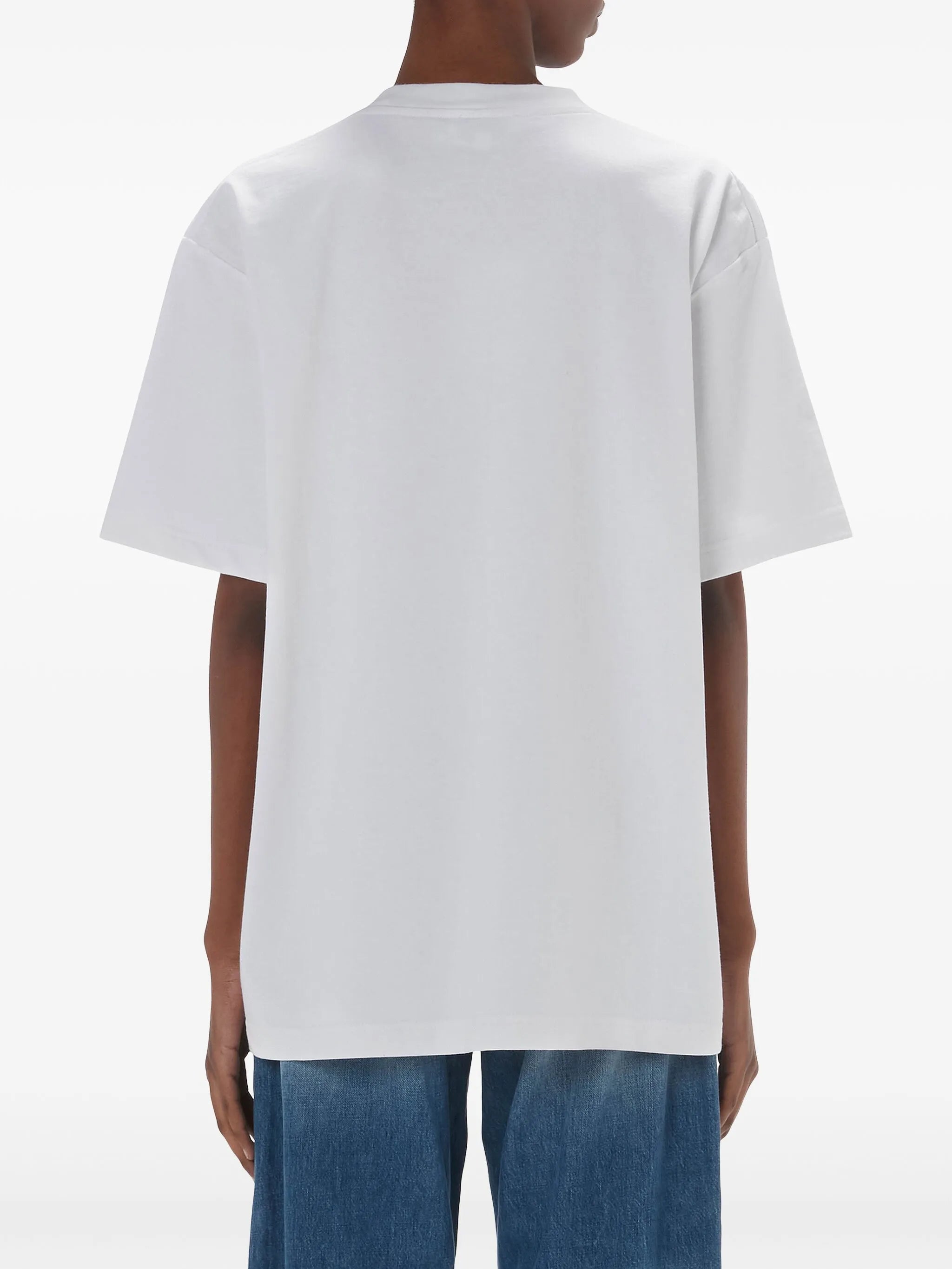 Canary-embroidery T-shirt