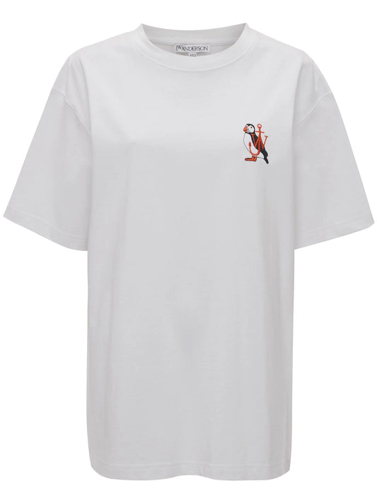 Canary-embroidery T-shirt