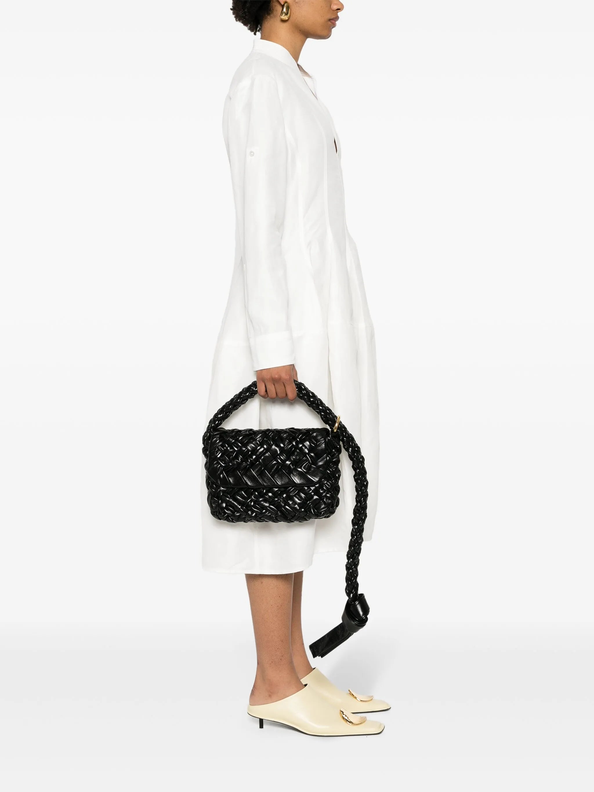 Kalimero Cittá leather shoulder bag