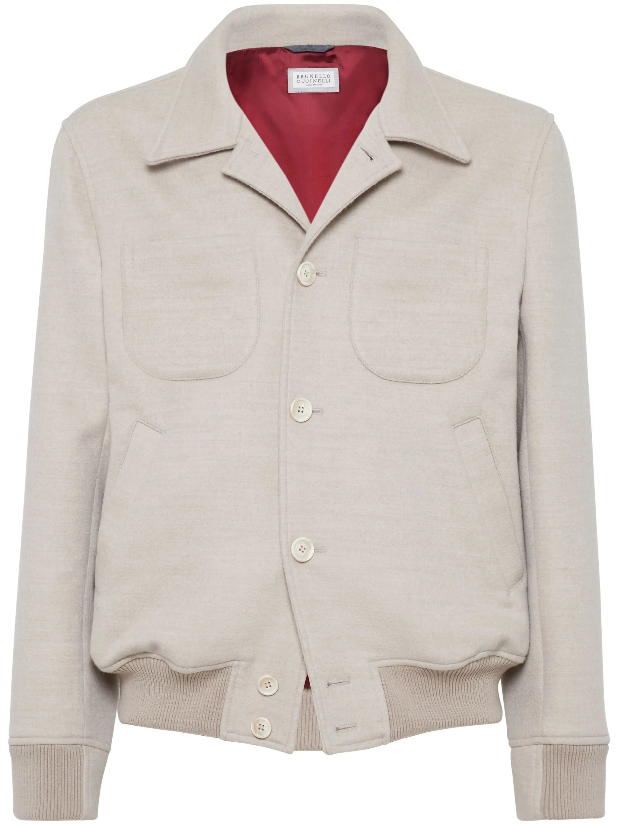 long-sleeve wool shirt jacket