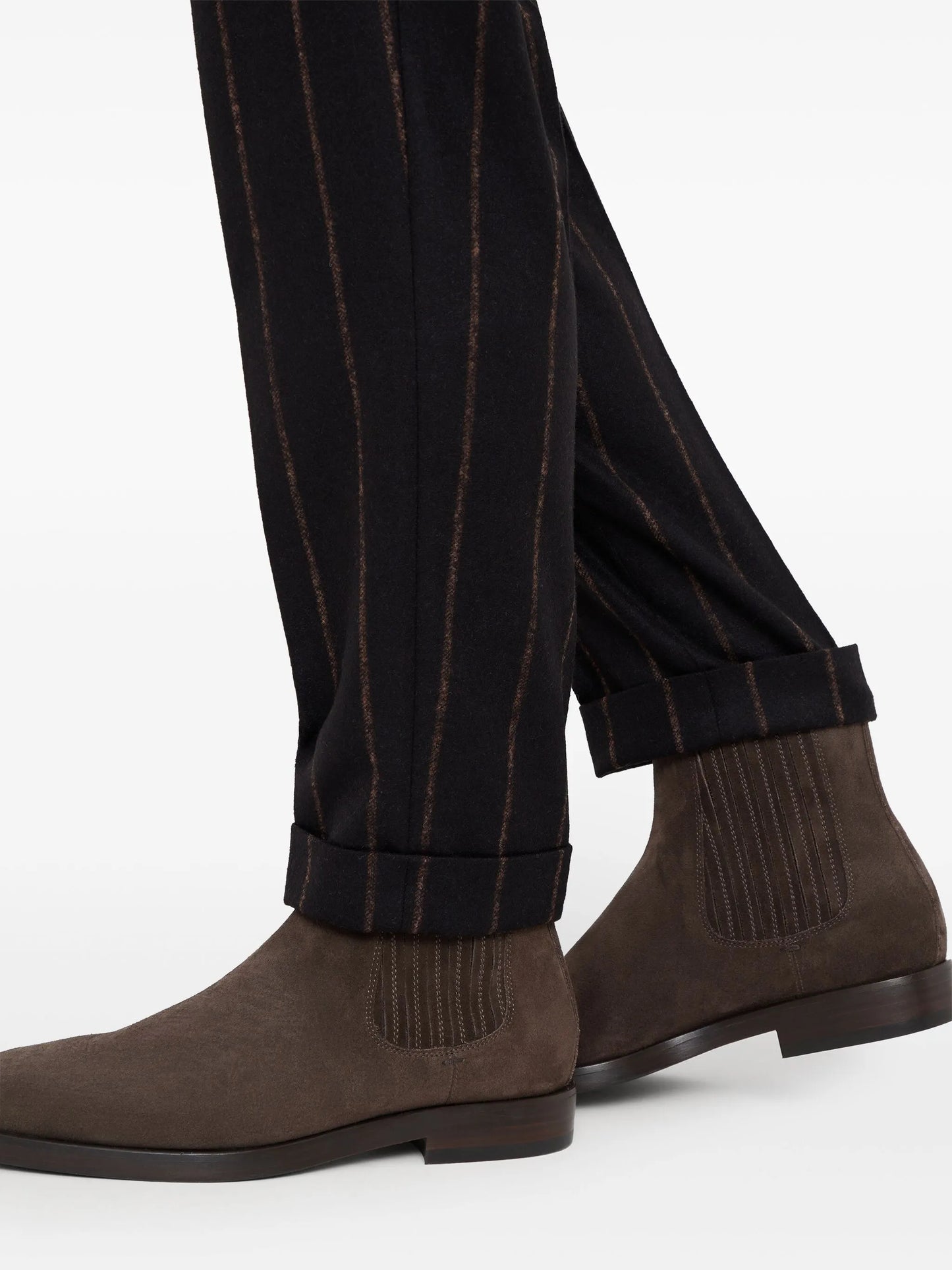 panelled suede ankle boots
