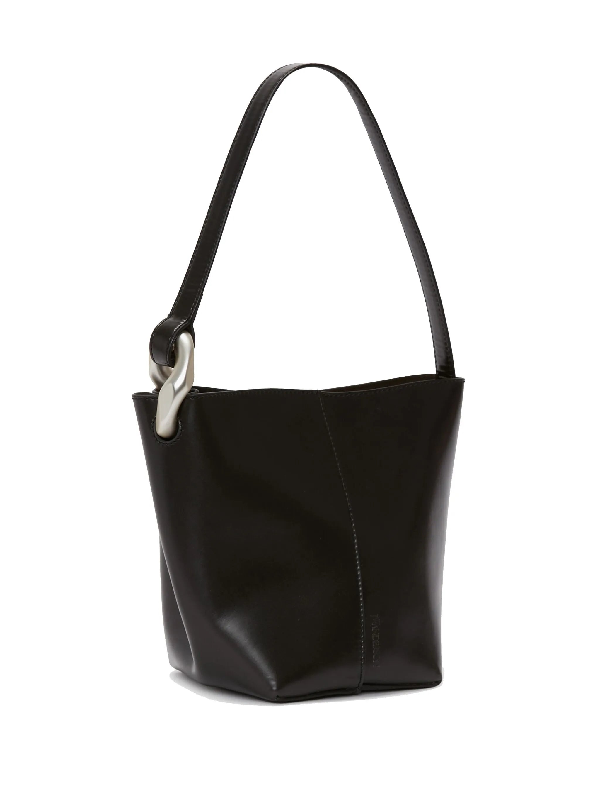 small Corner leather bucket bag