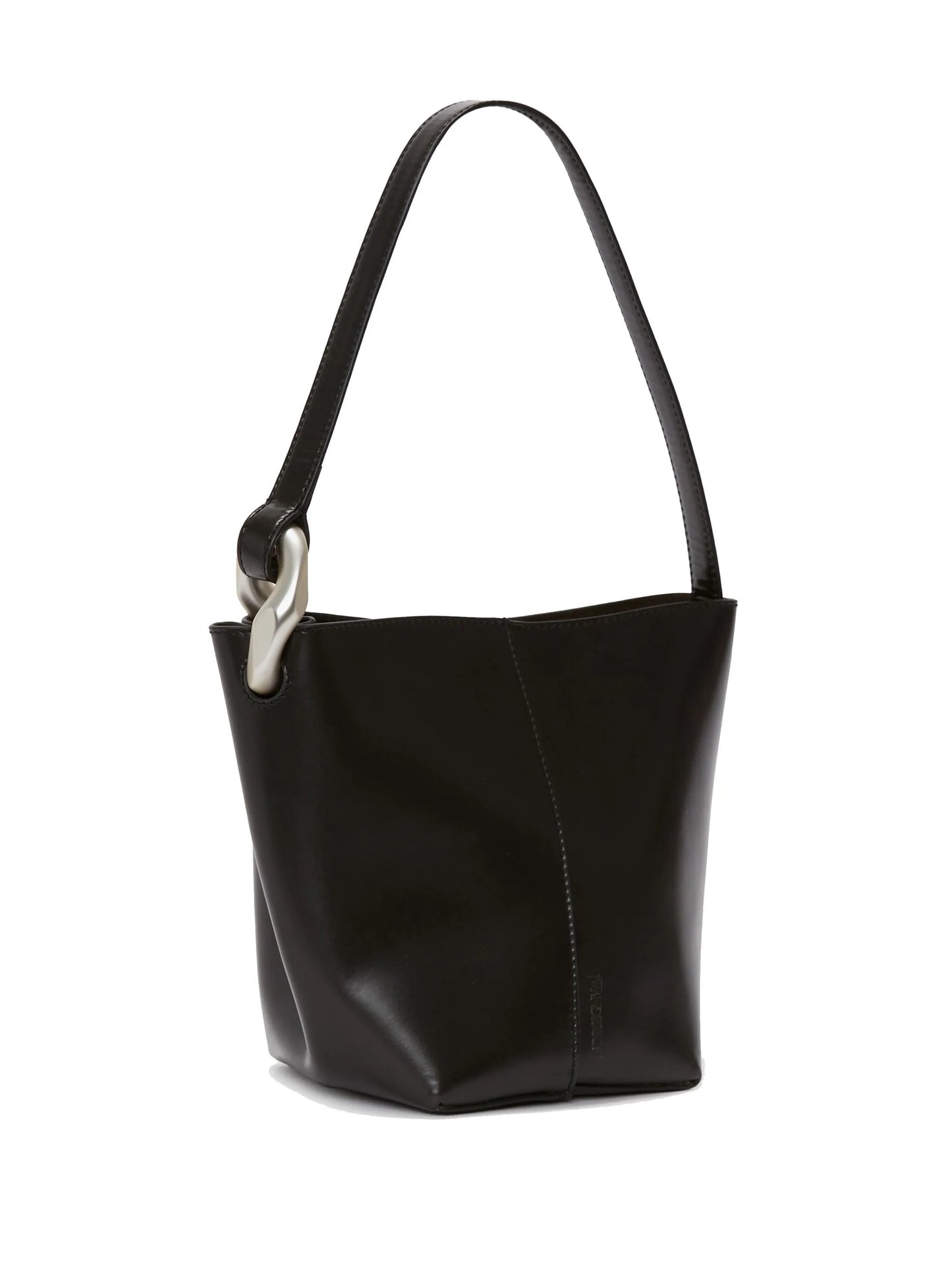 small Corner leather bucket bag