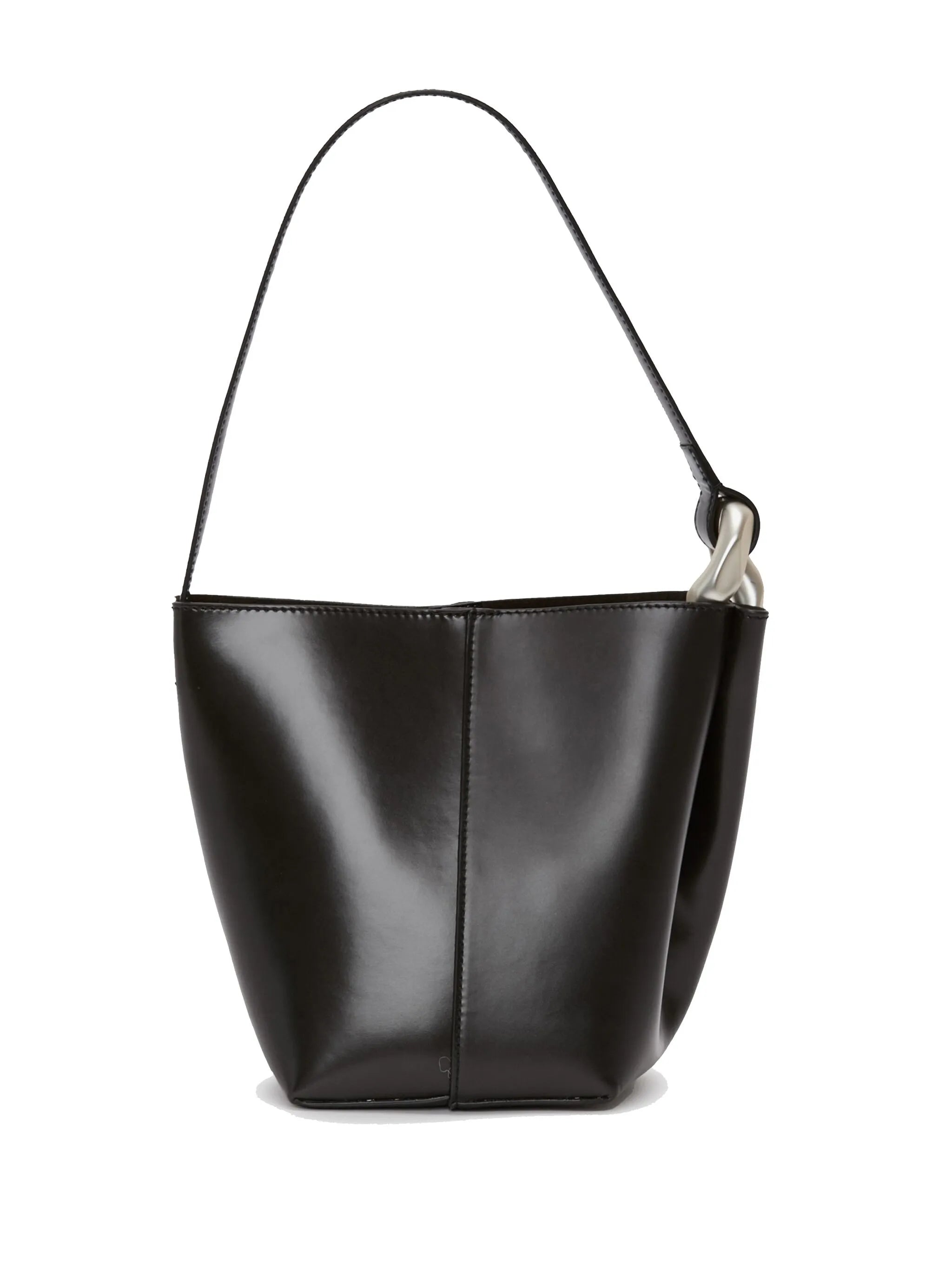 small Corner leather bucket bag