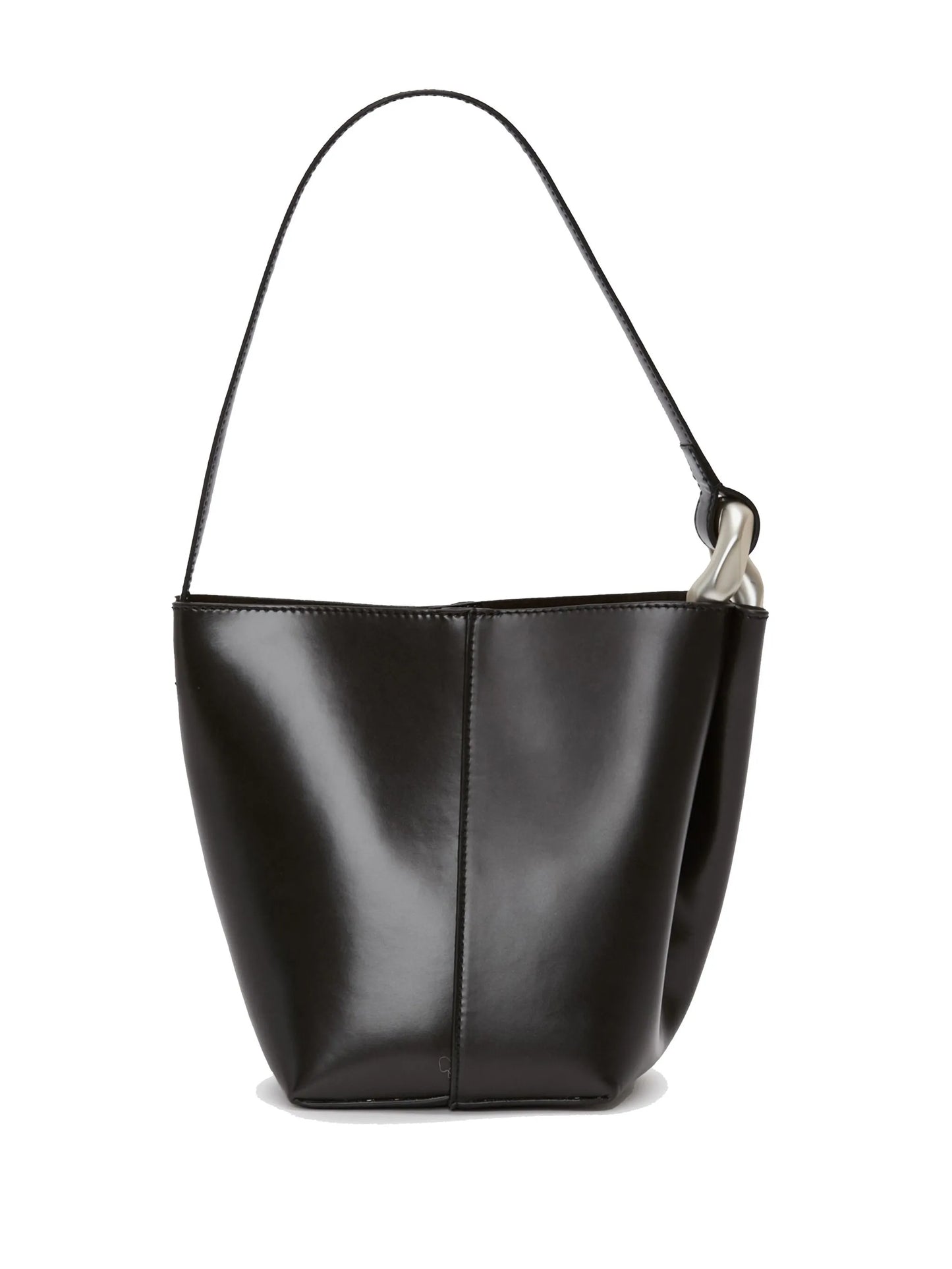 small Corner leather bucket bag