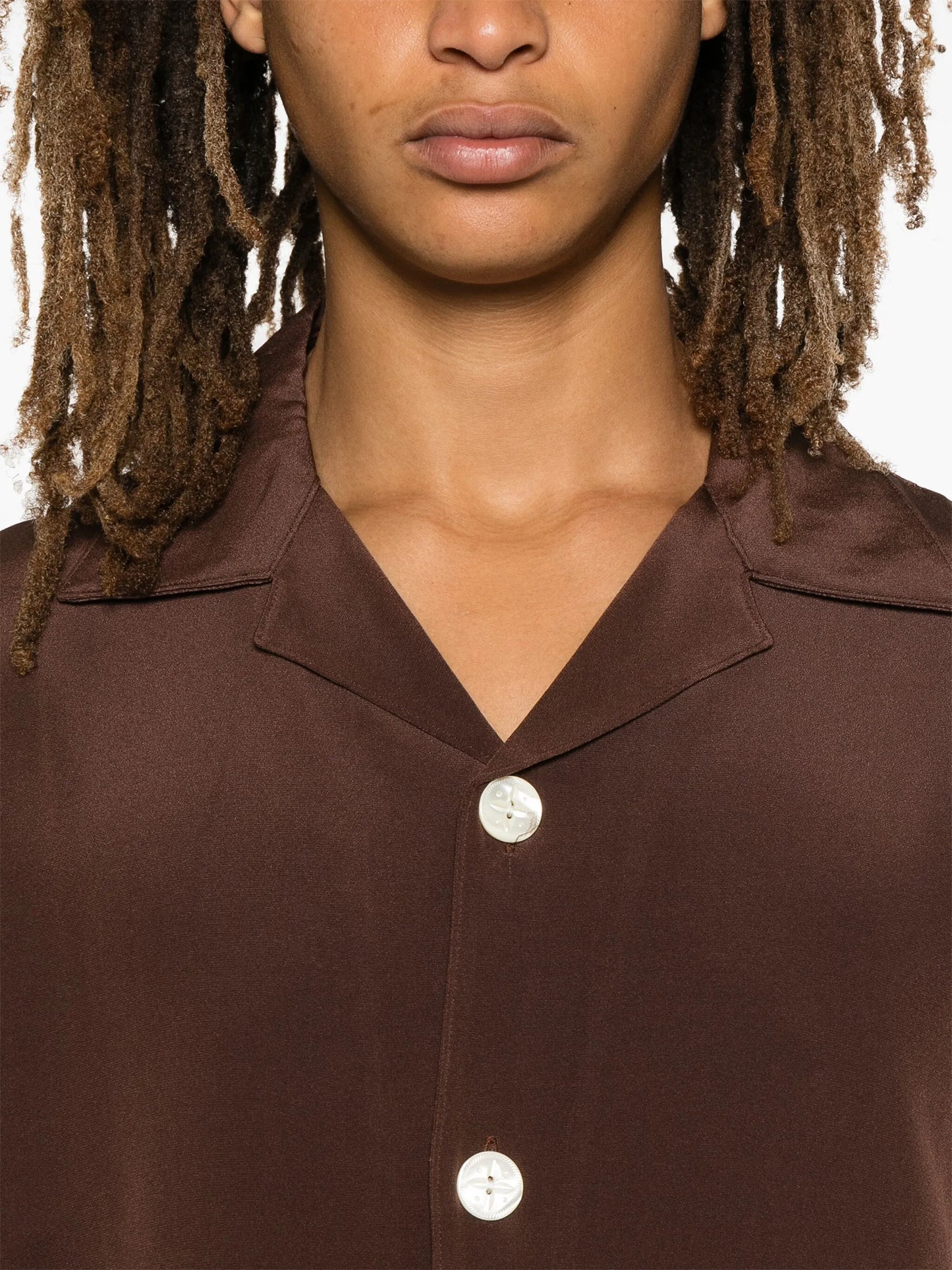 motif-embroidered shirt