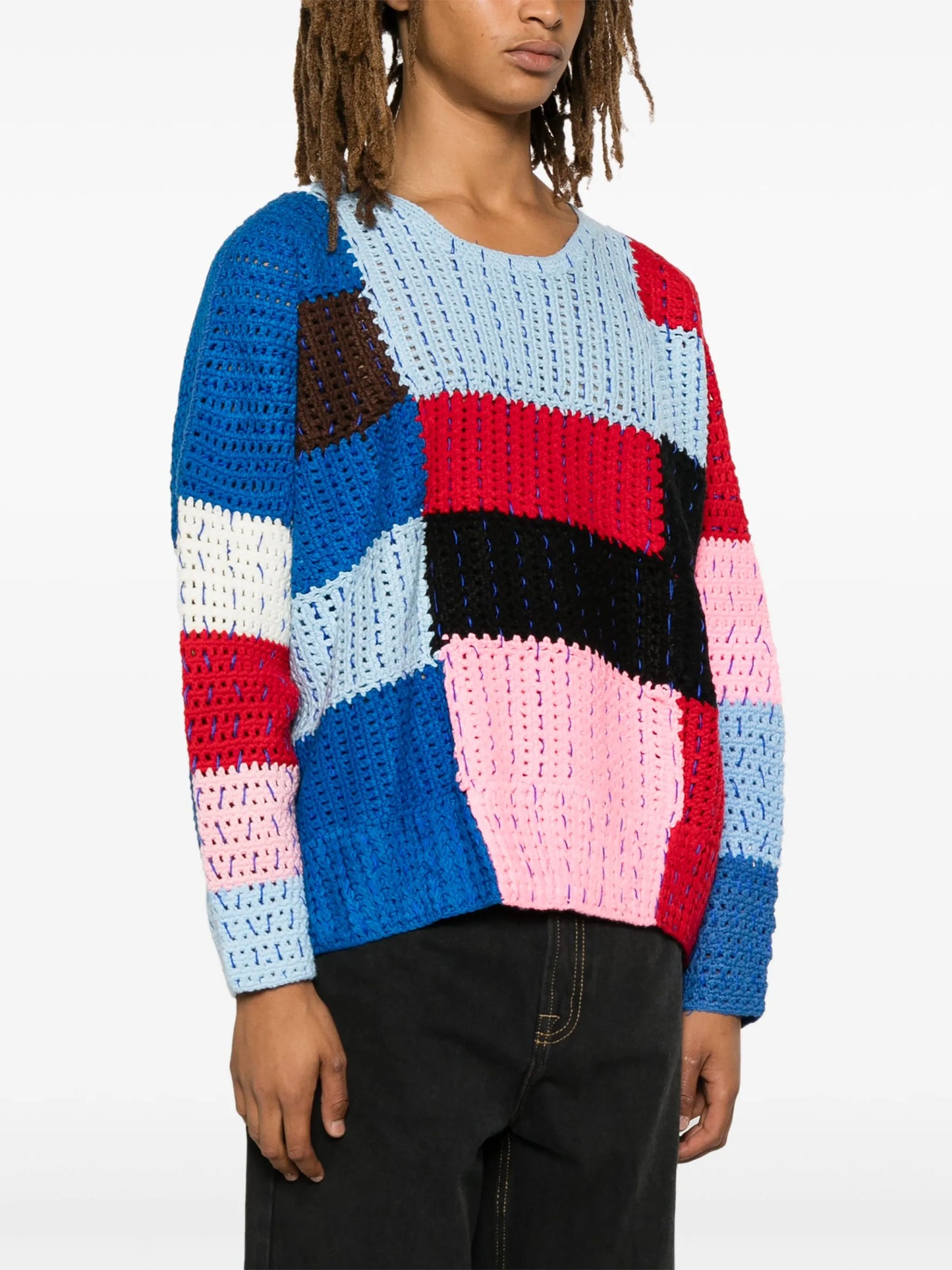 patchwork sweater