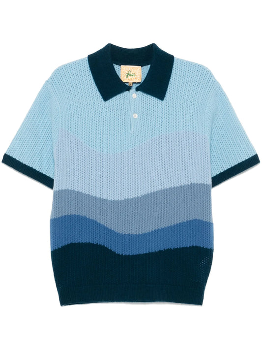 colourblock polo shirt