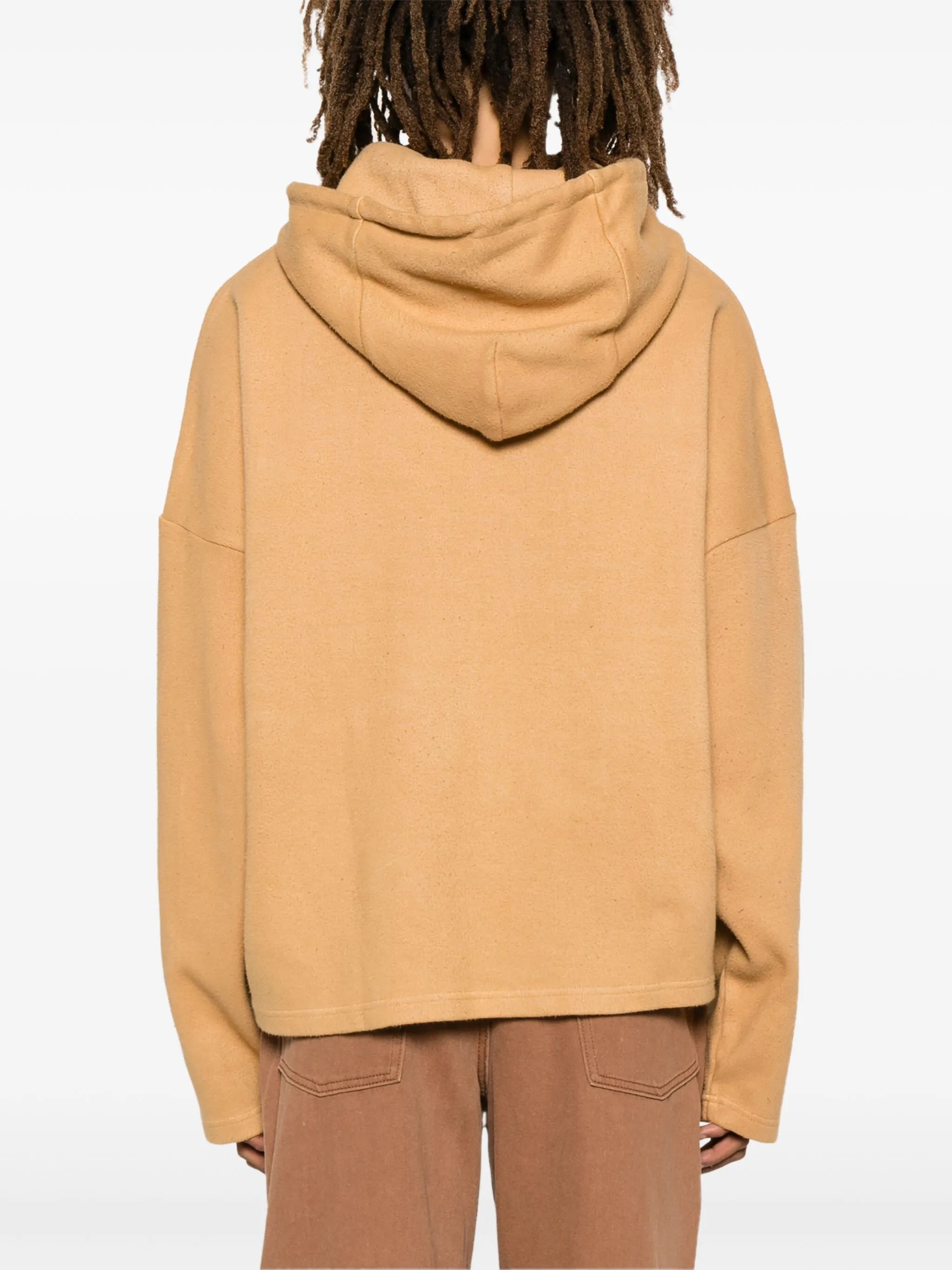 motif-embroidered hoodie