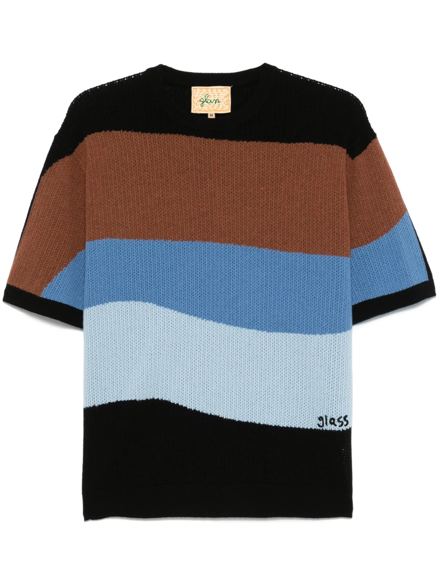 pointelle-knit sweater