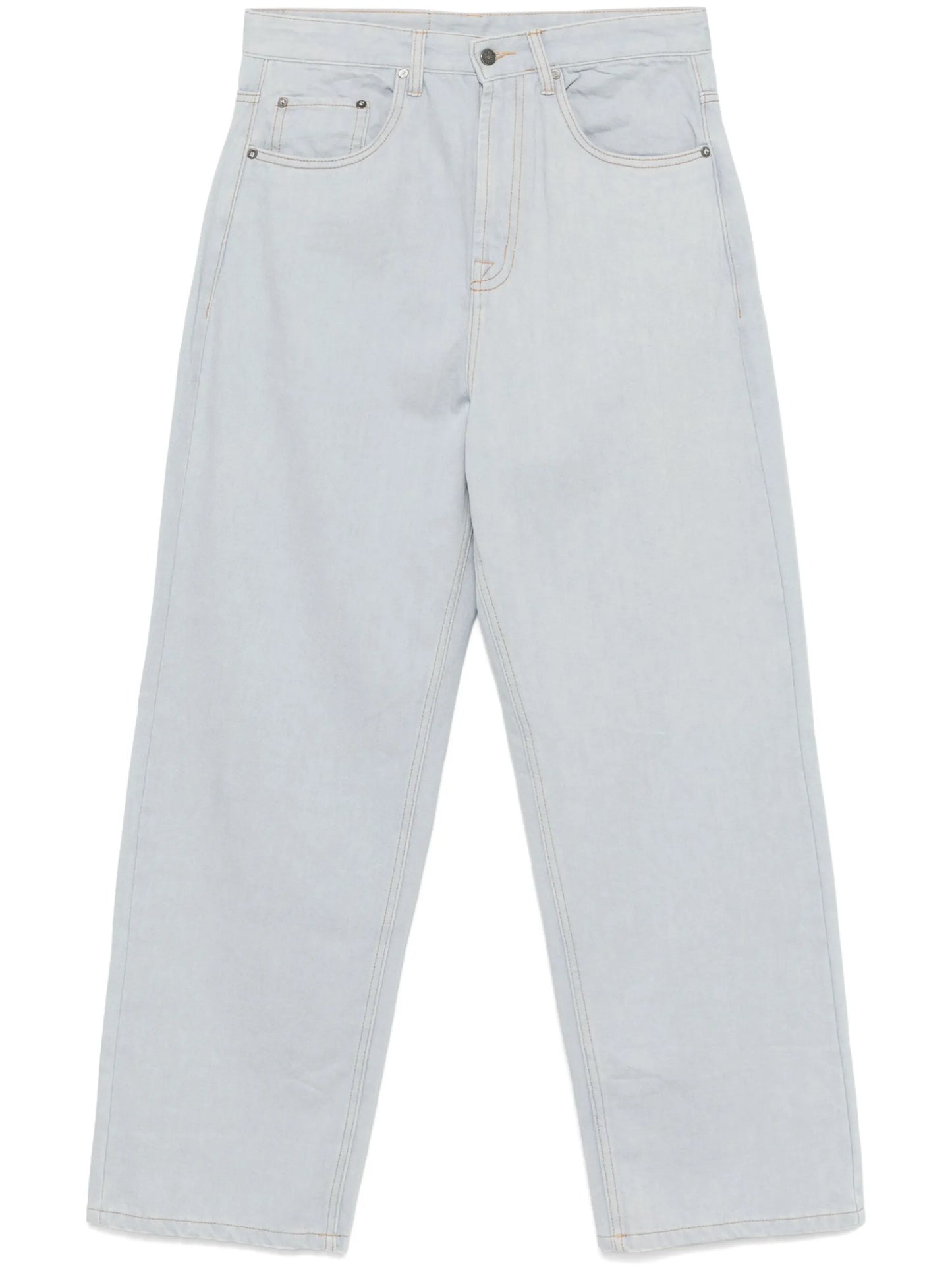straight-leg jeans