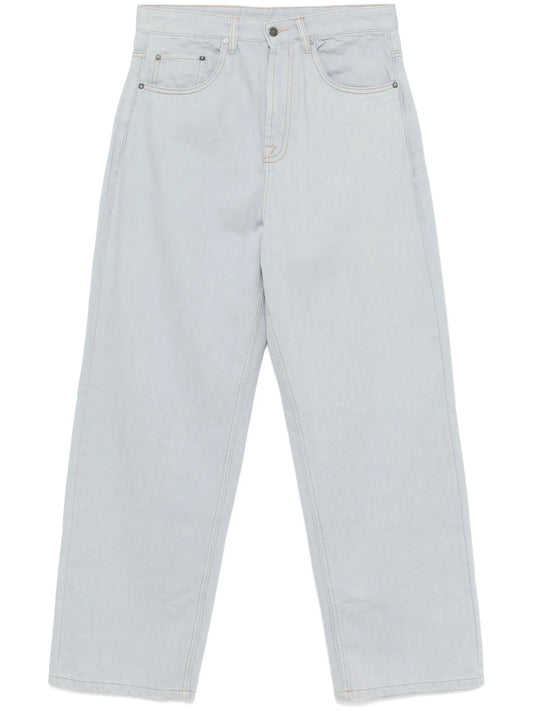 straight-leg jeans