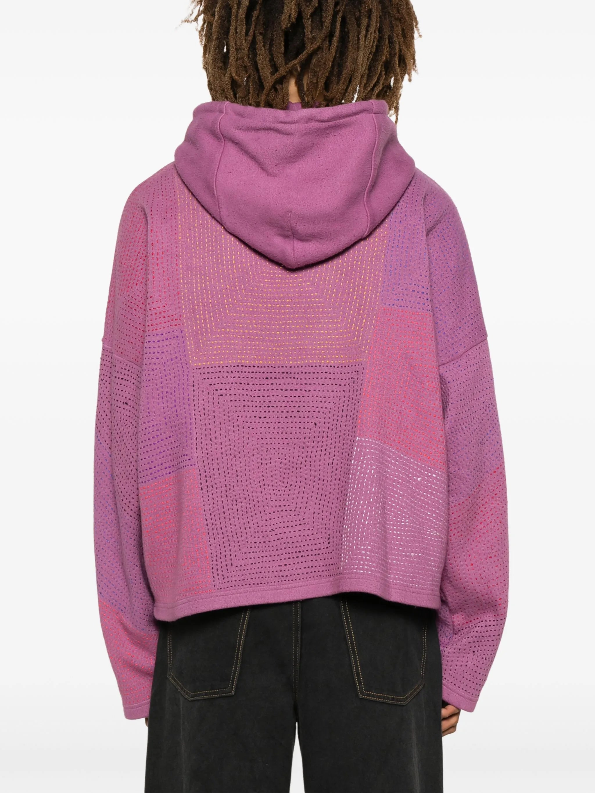 decorative-stitching hoodie