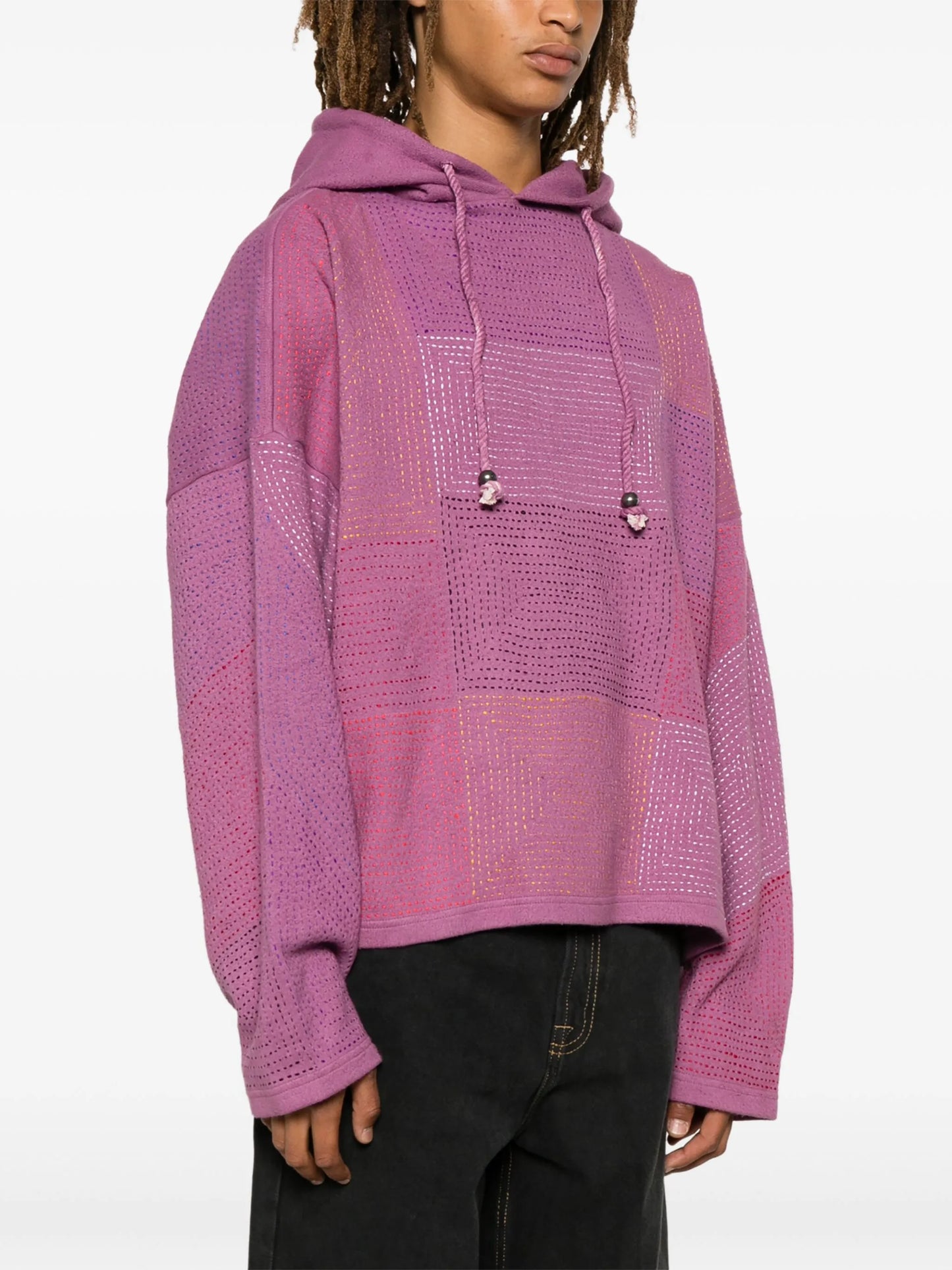 decorative-stitching hoodie