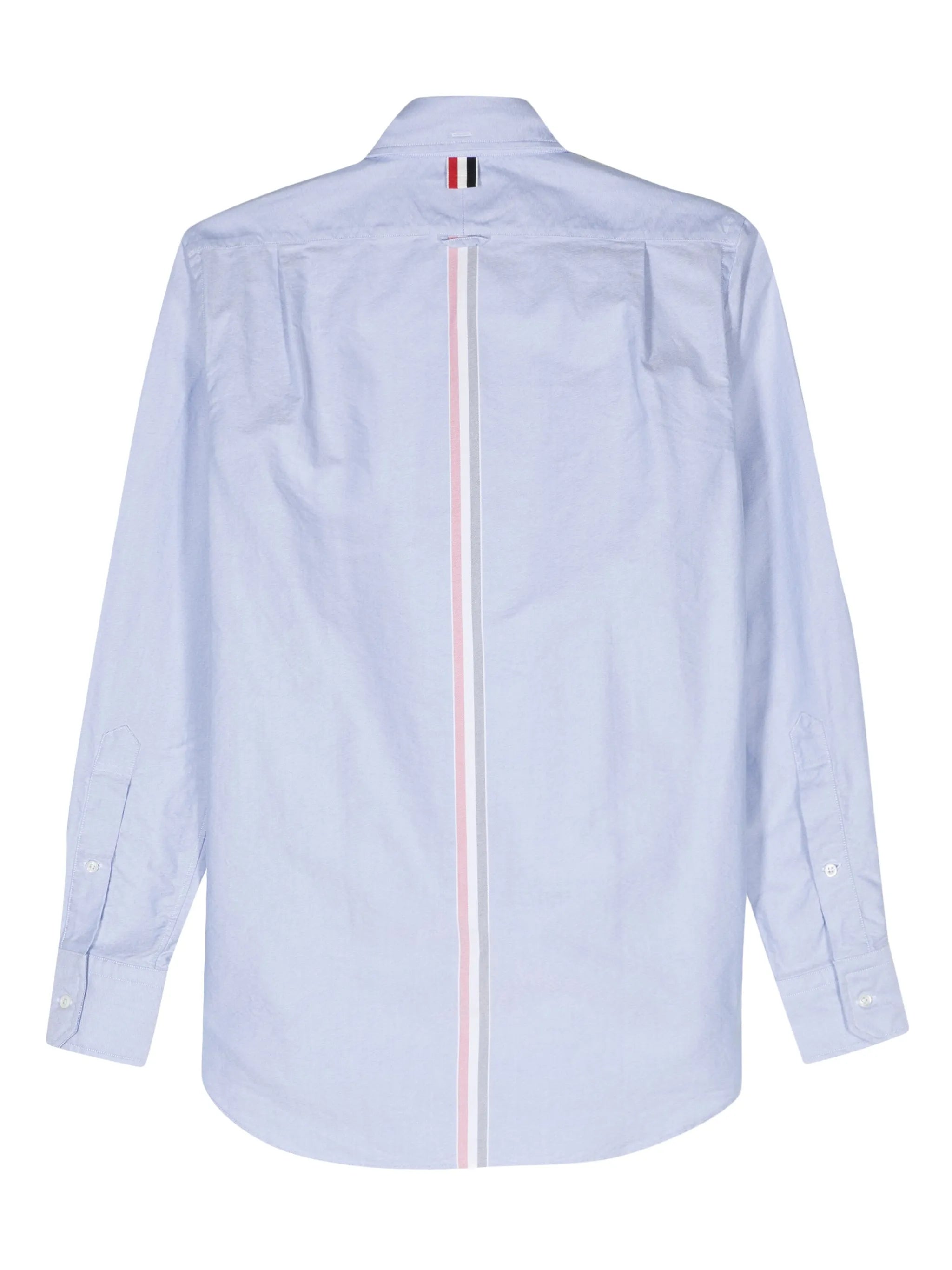 button-down collar cotton shirt