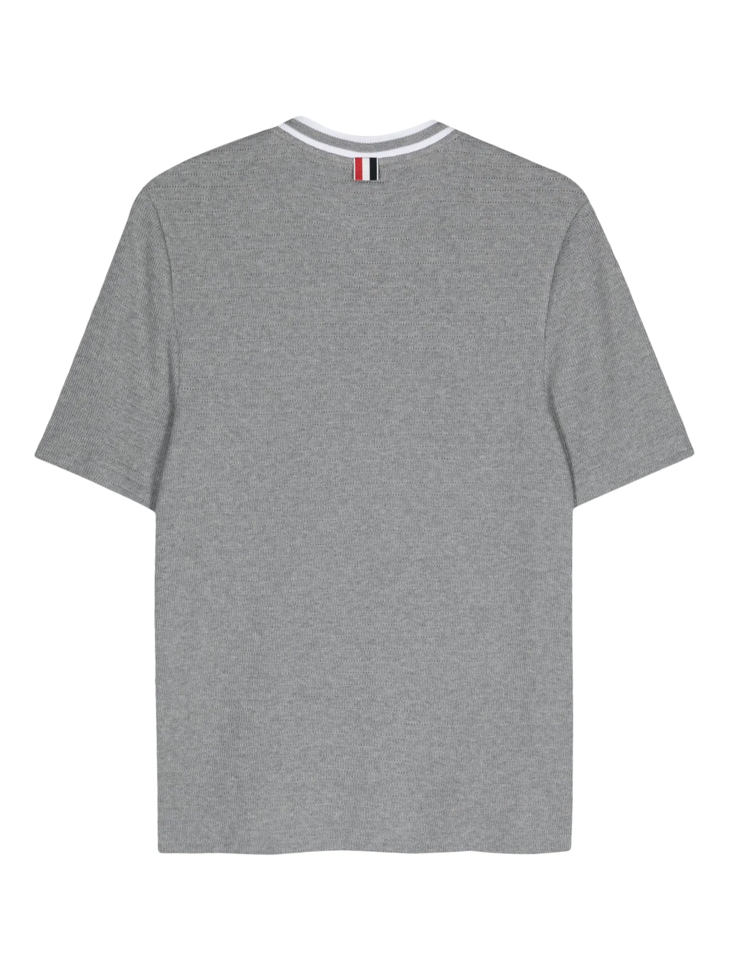 pointelle cotton blend T-shirt