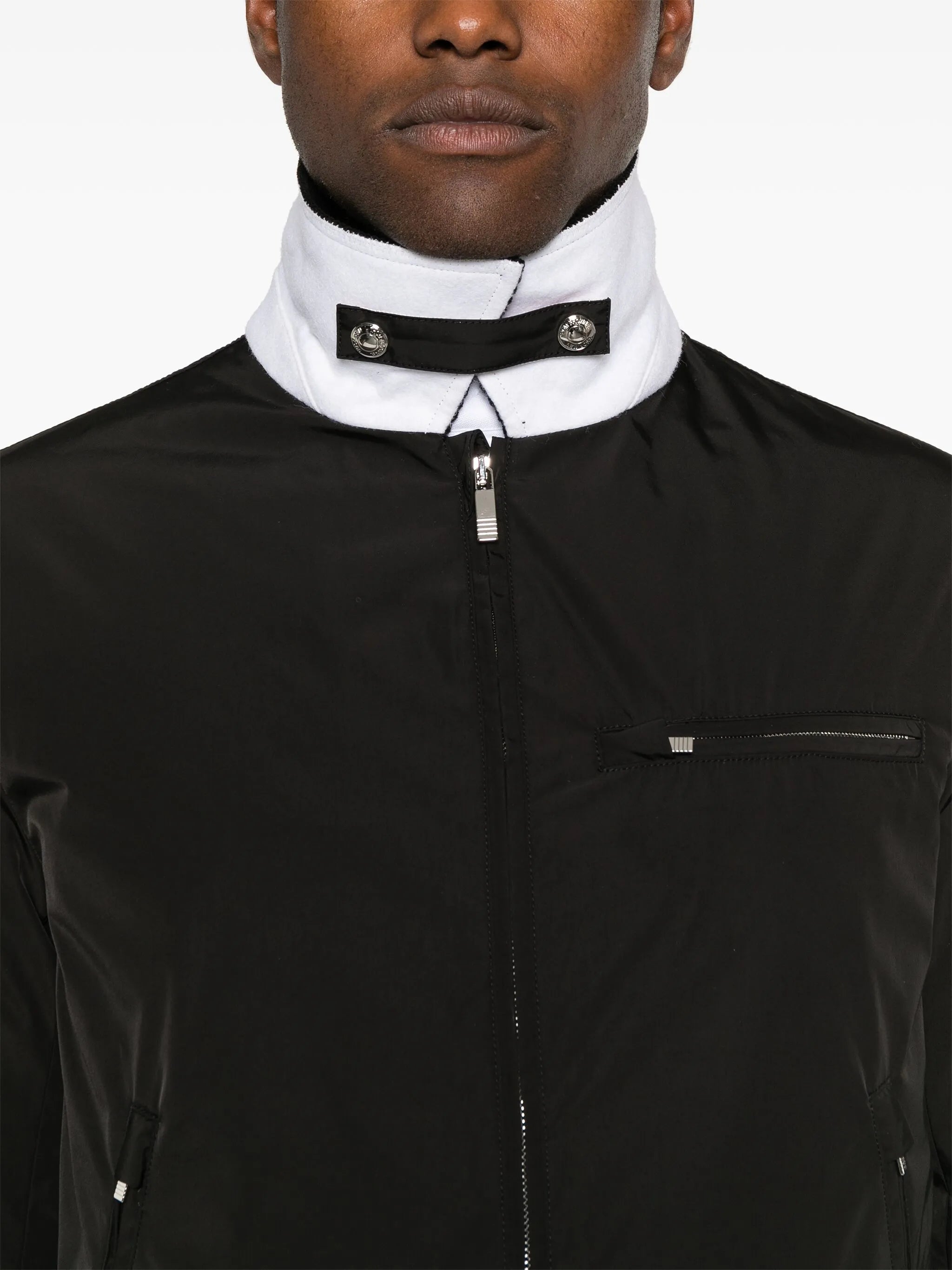 zip-up padded jacket