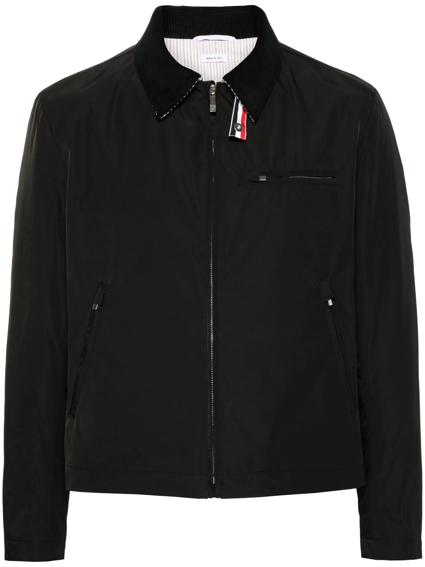 zip-up padded jacket