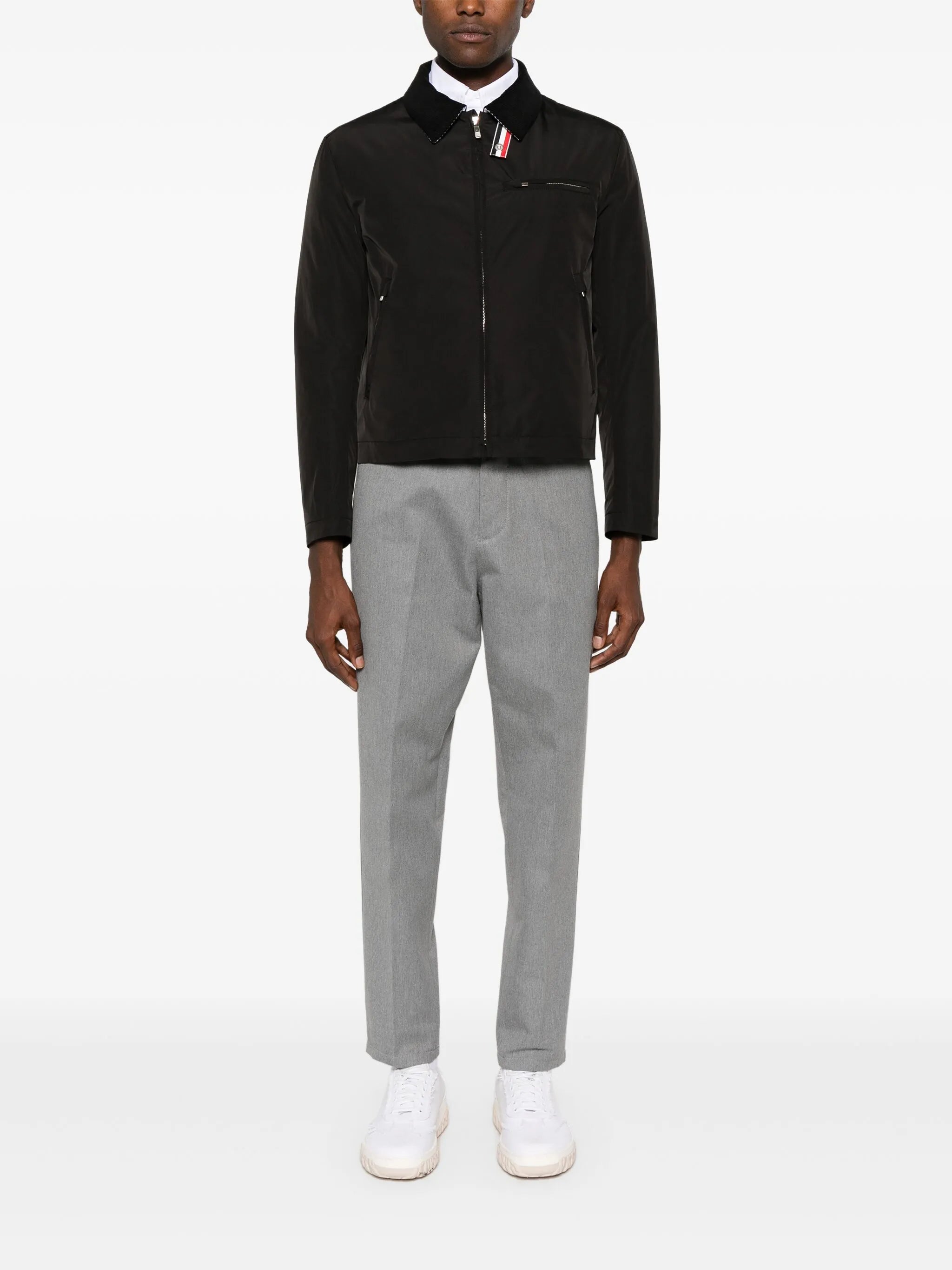 zip-up padded jacket