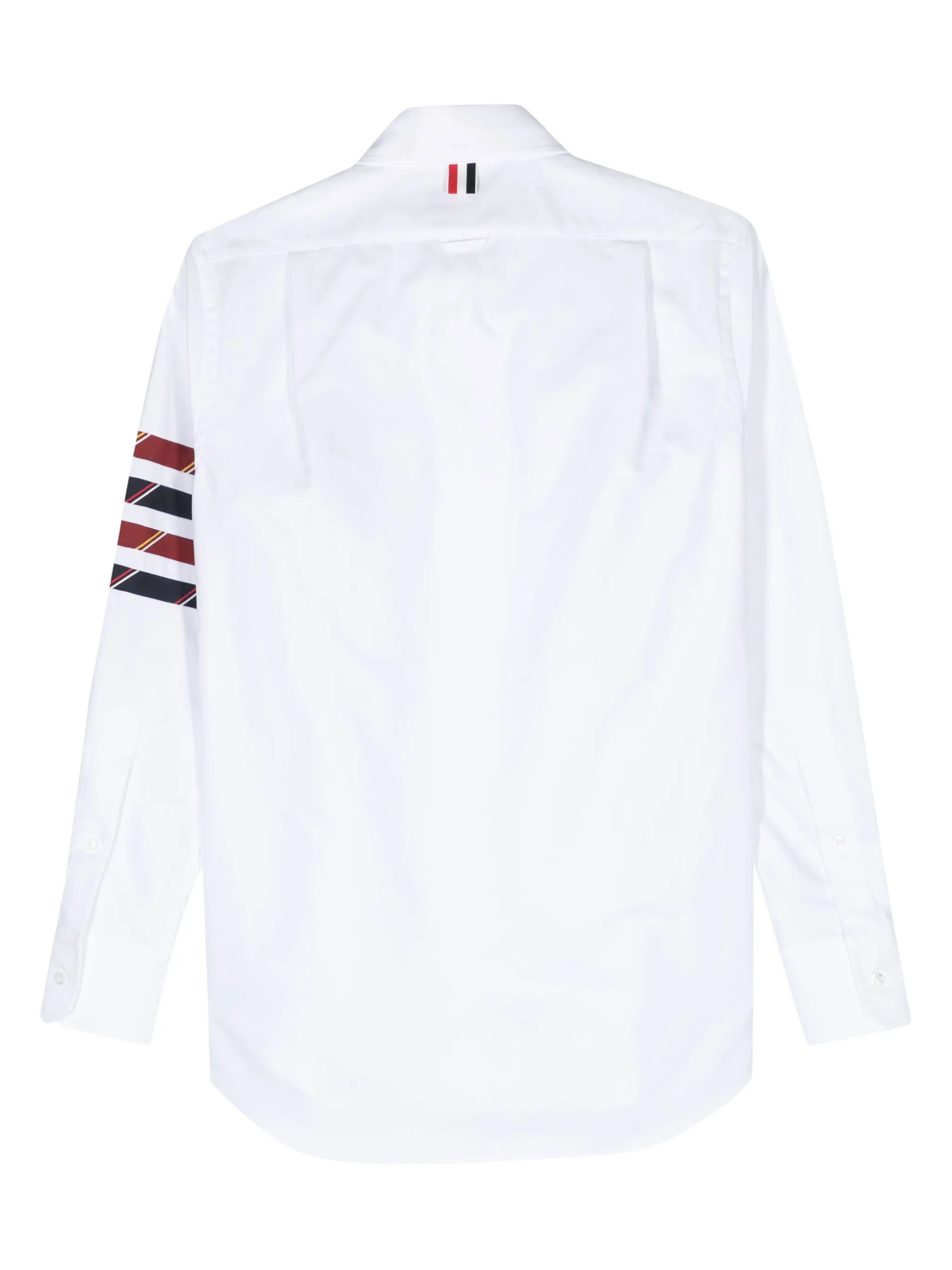 4-Bar stripe cotton shirt