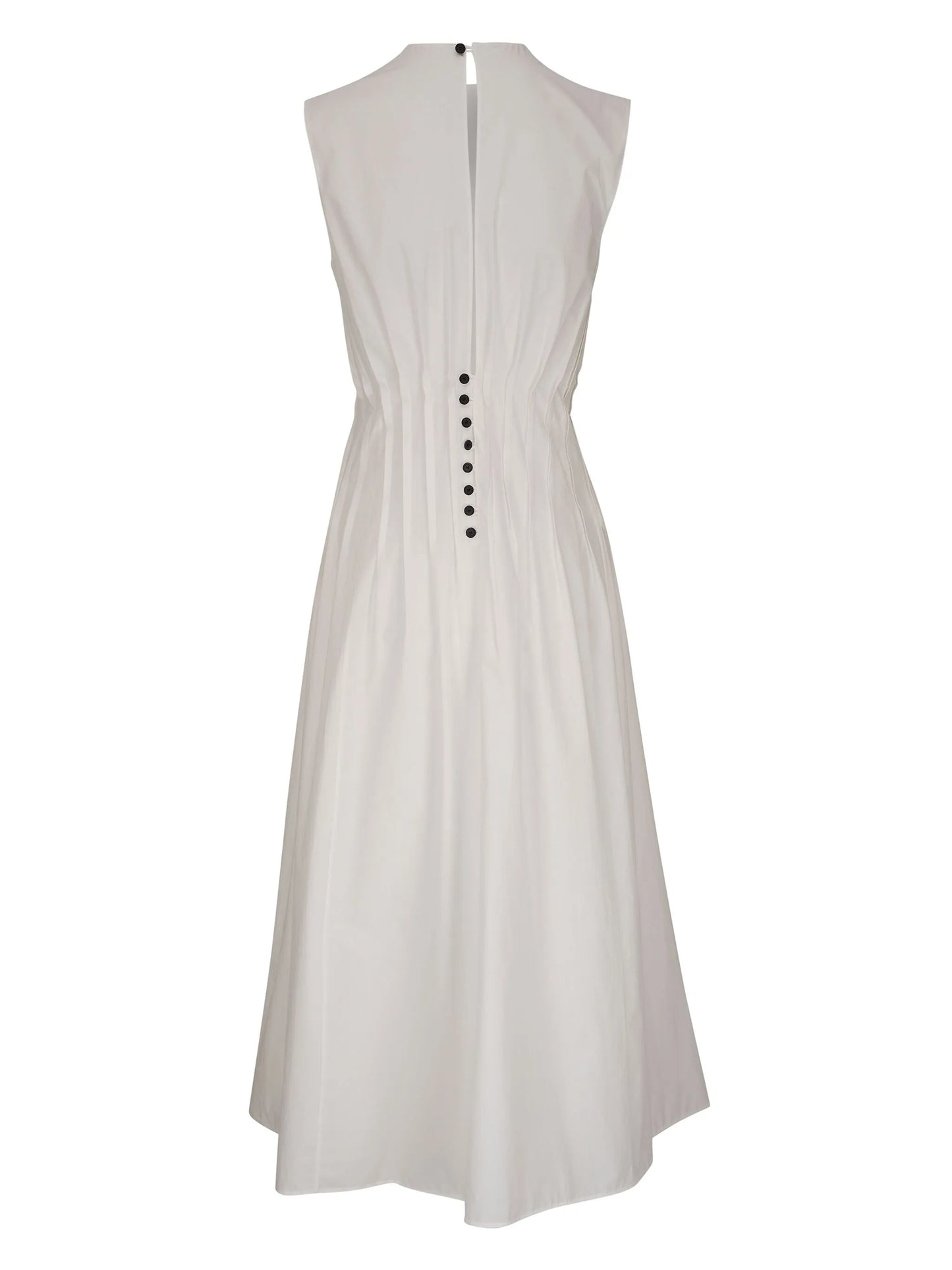 The Wes pintuck-detail midi dress