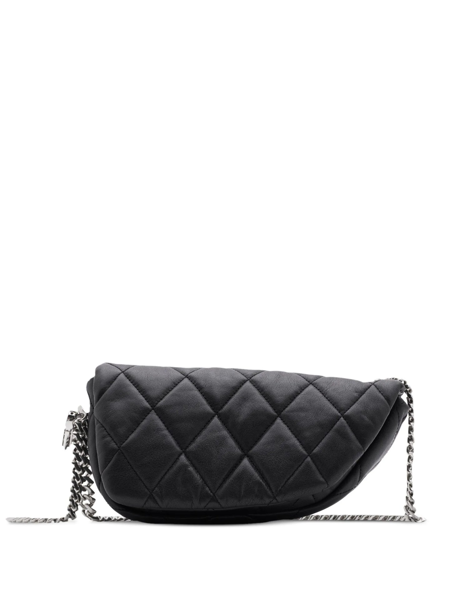 Shield Lock leather shoulder bag
