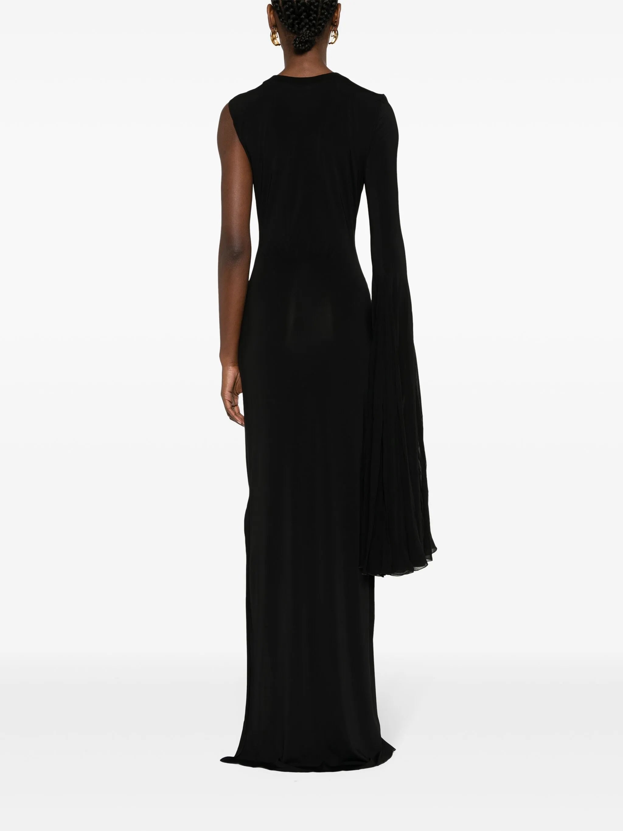asymmetric-design dress