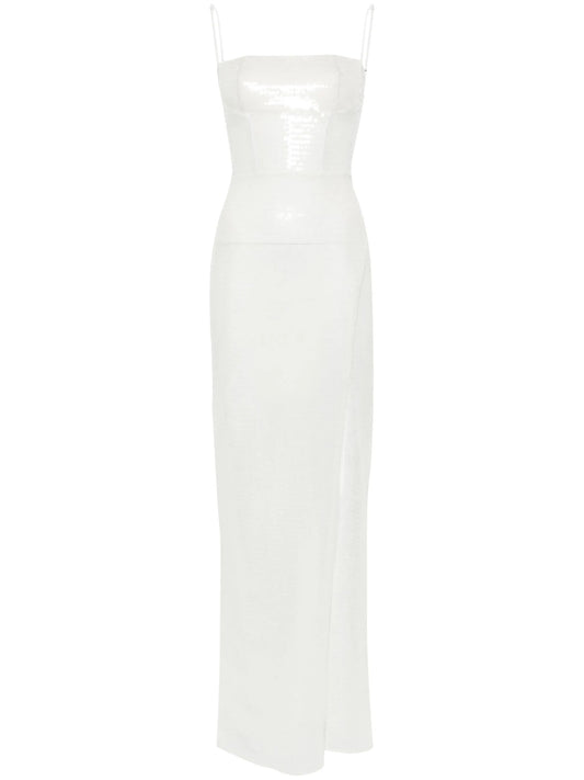 sequinned maxi dress