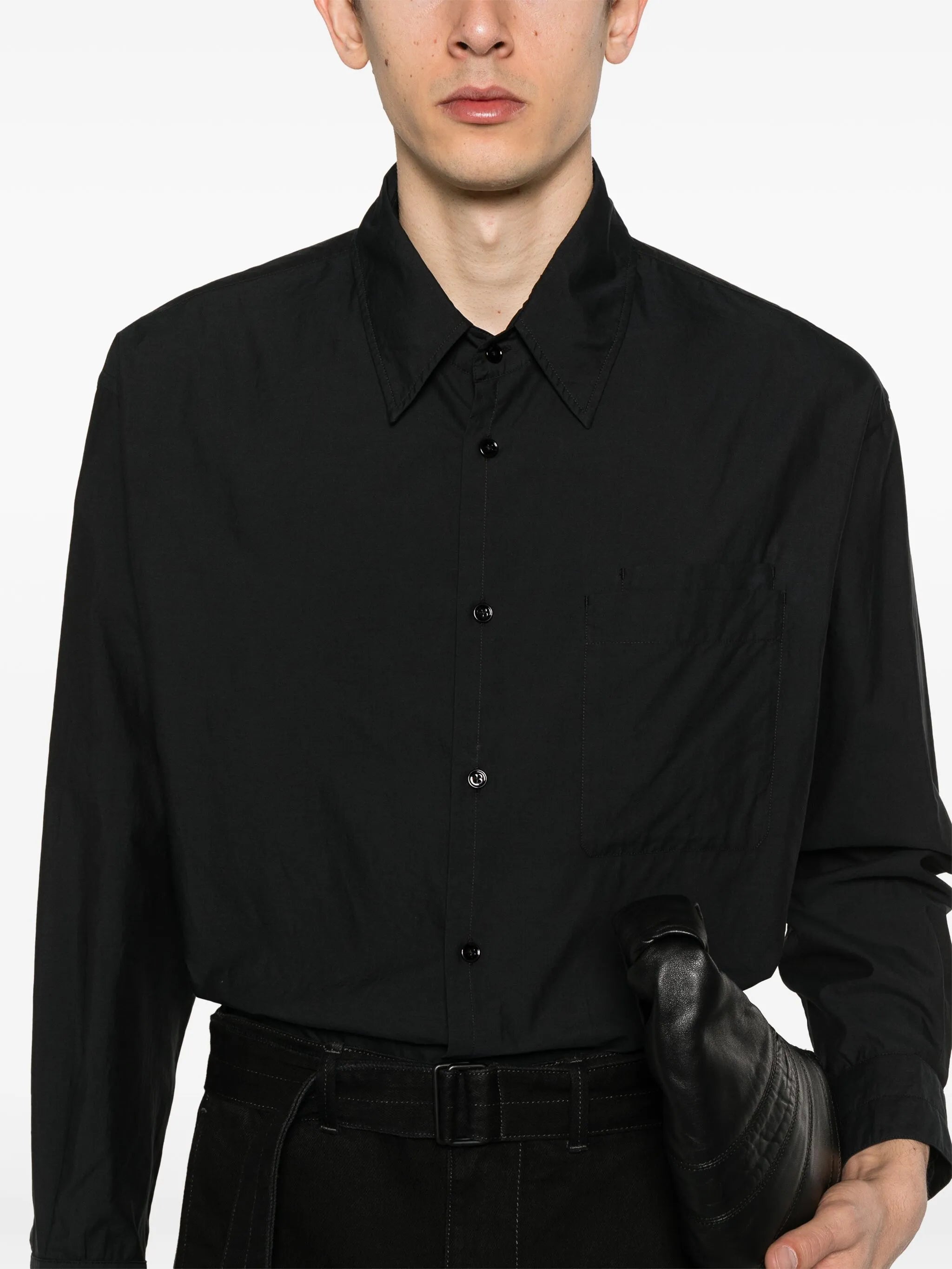 double-pocket shirt