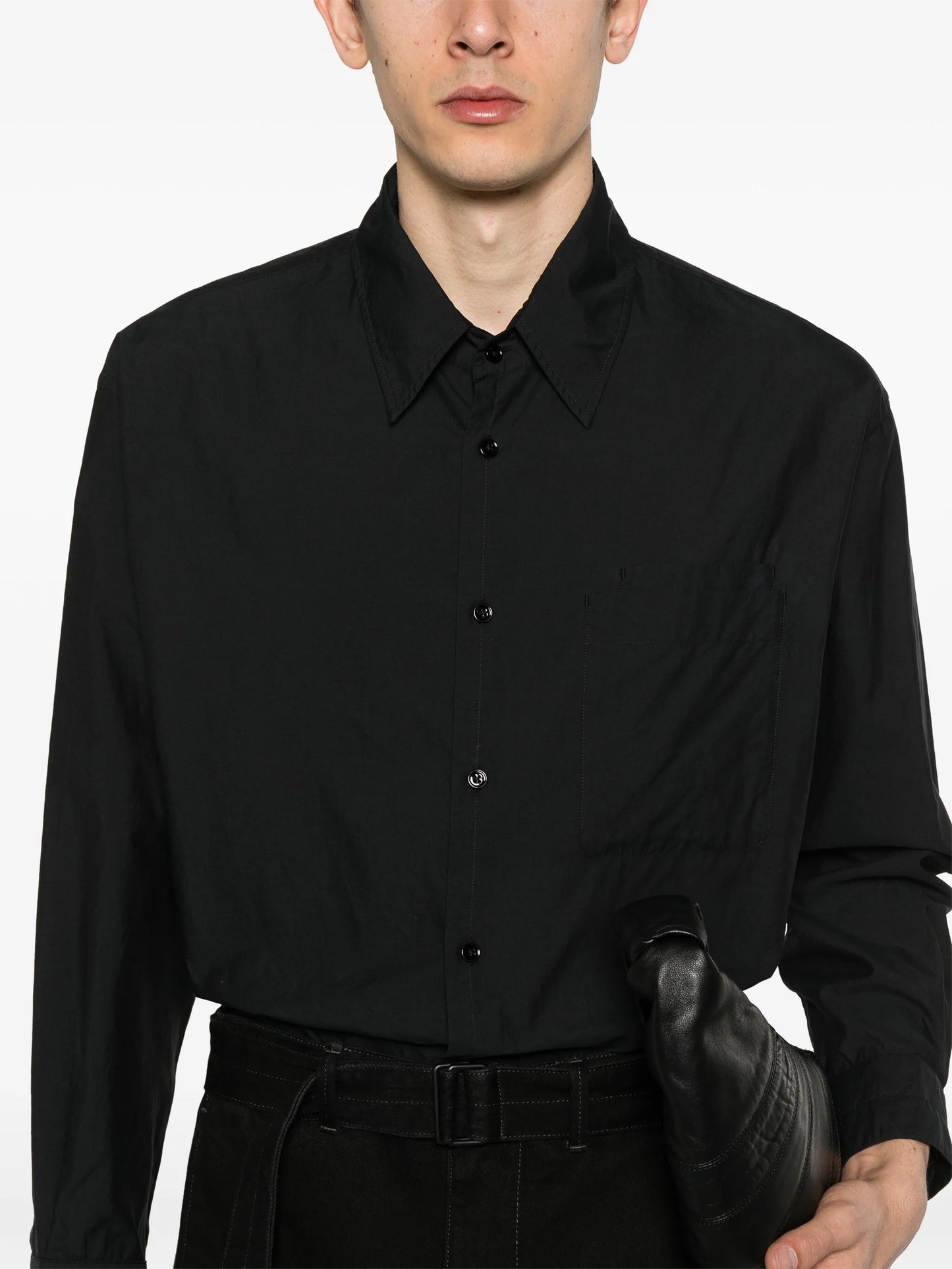 double-pocket shirt