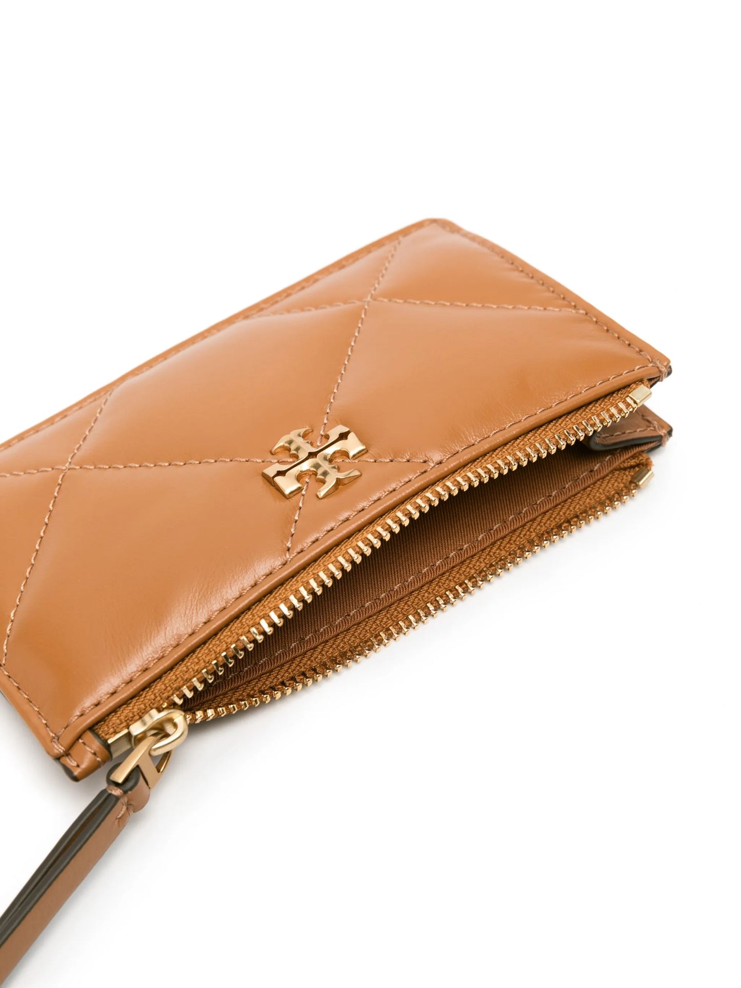 Kira diamond-quilted cardholder