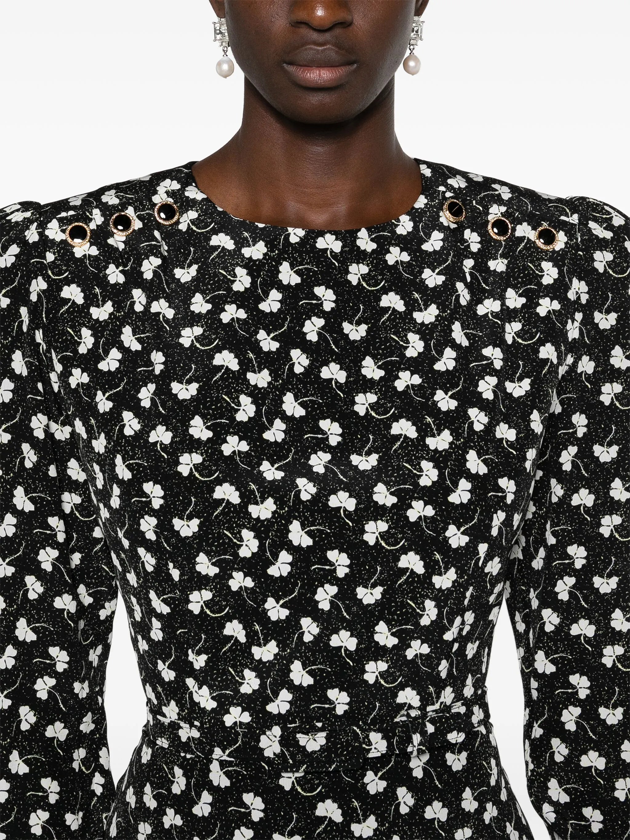 belted silk minidress
