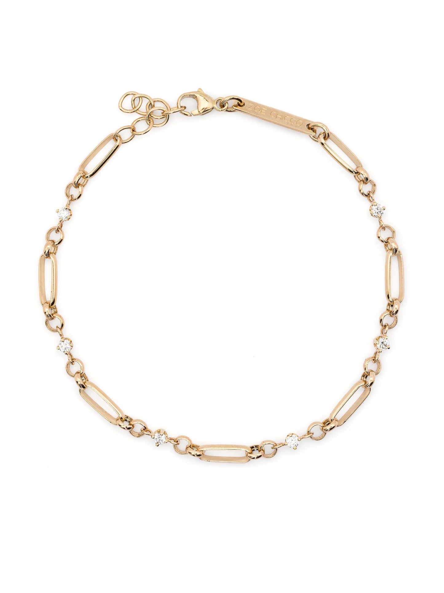 14kt yellow gold medium chain bracelet
