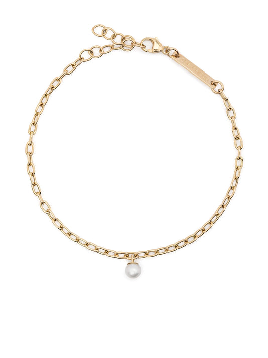 14kt yellow gold small chain bracelet