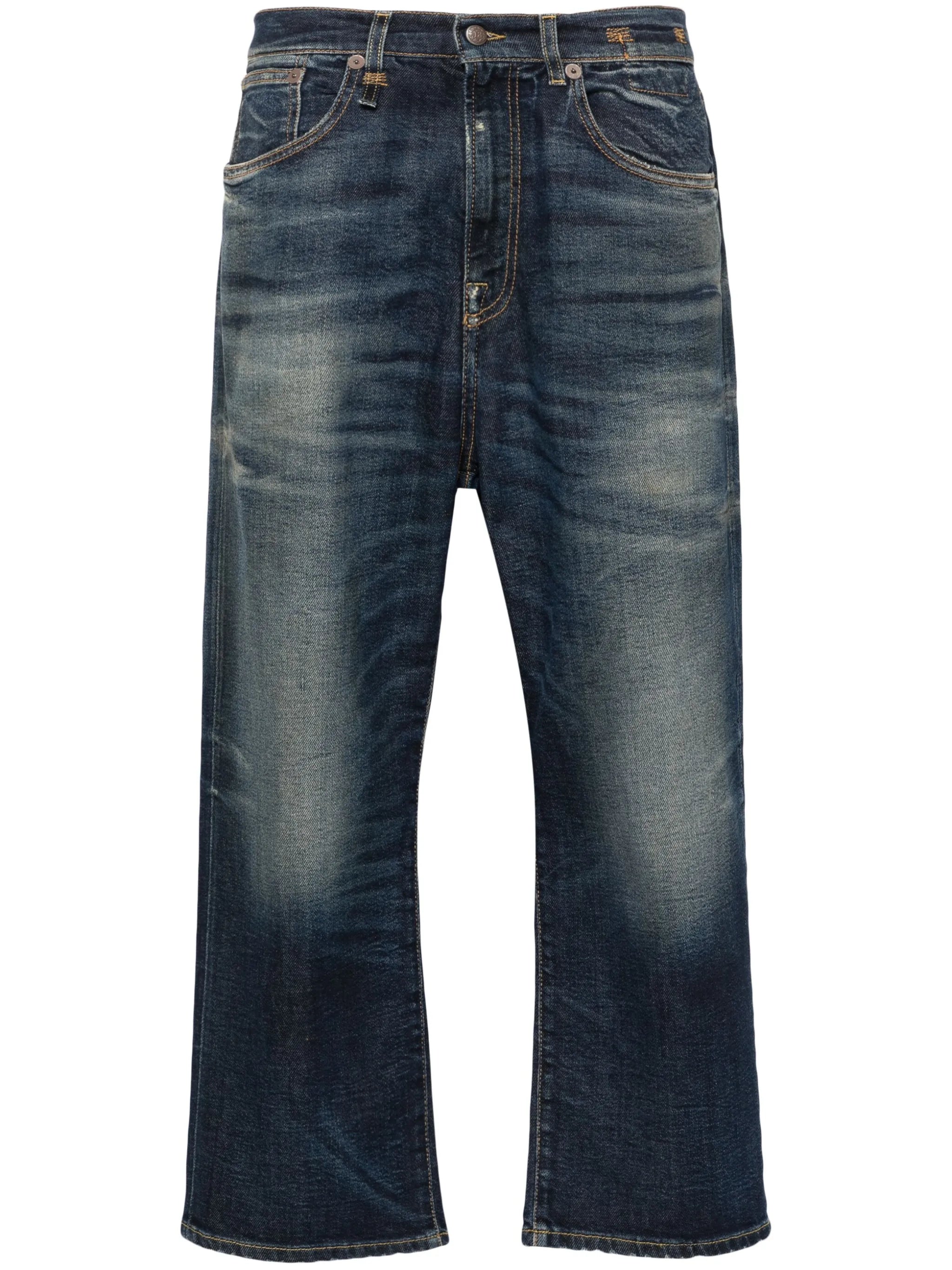 whiskered boyfriend jeans