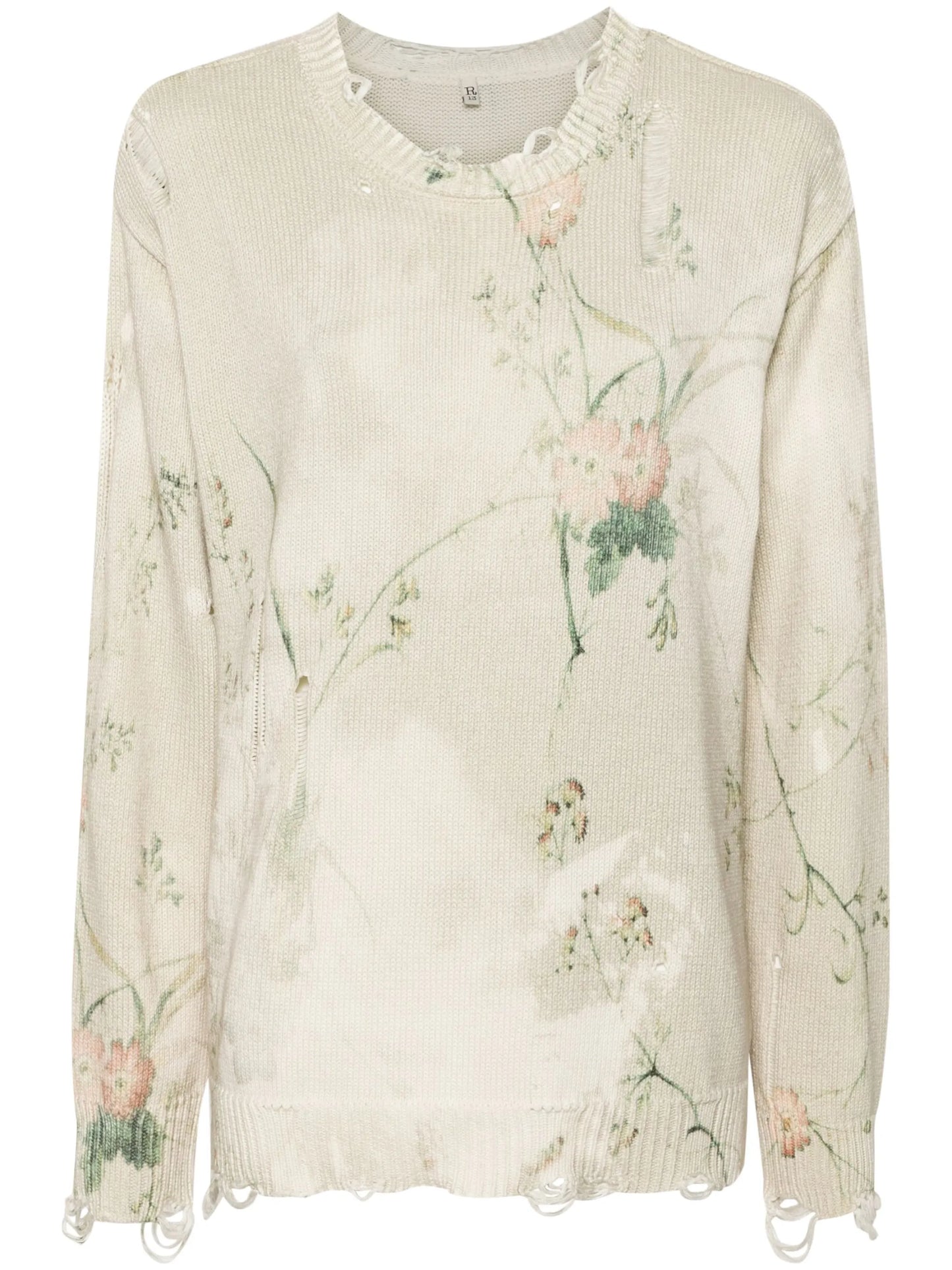 printed boyfriend sweater