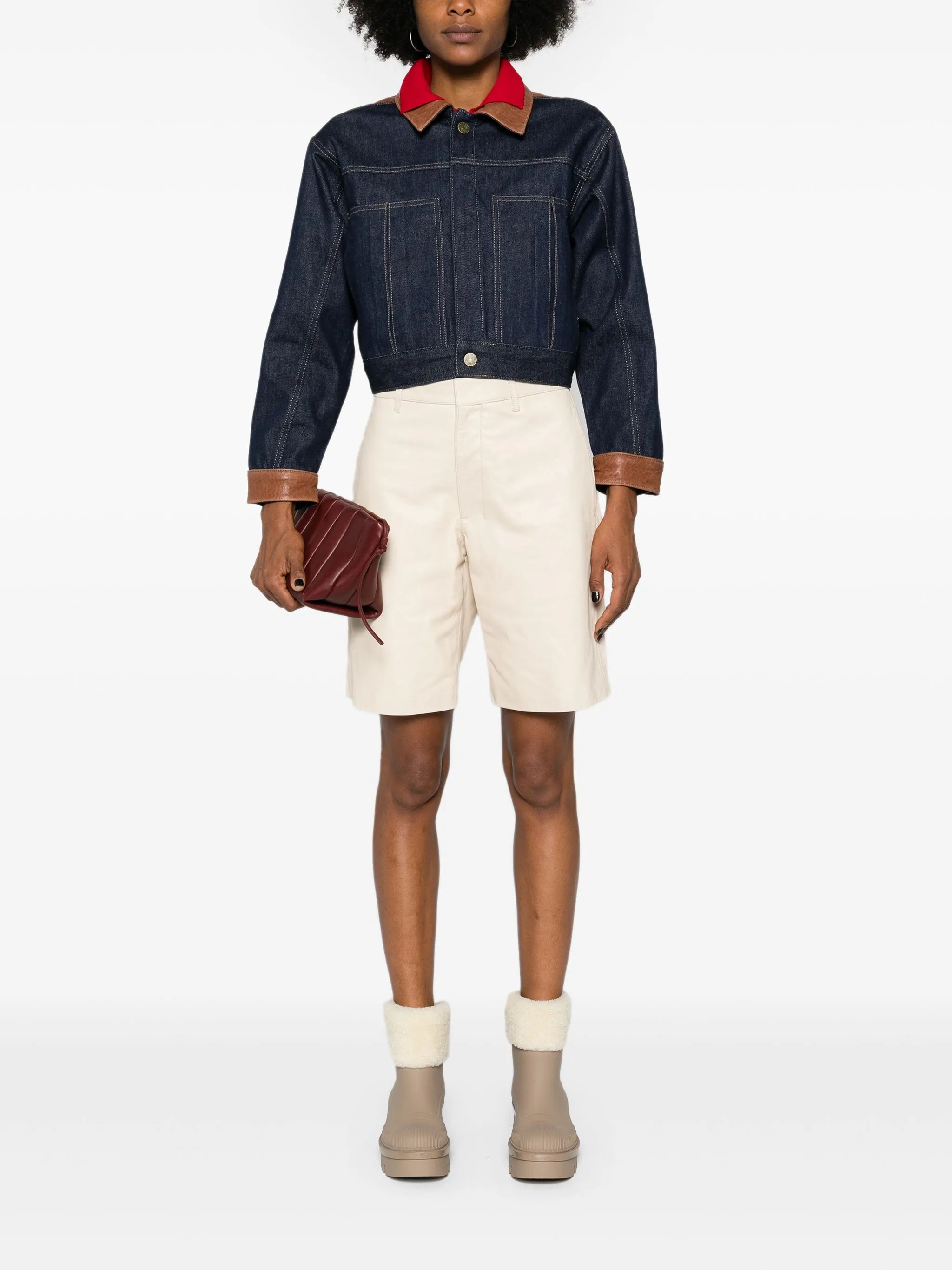 Atelier panelled shirt jacket