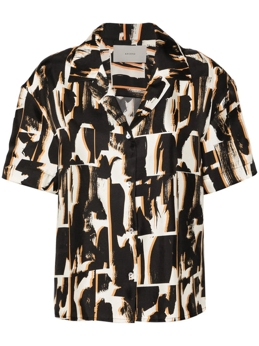 Prague abstract-print shirt