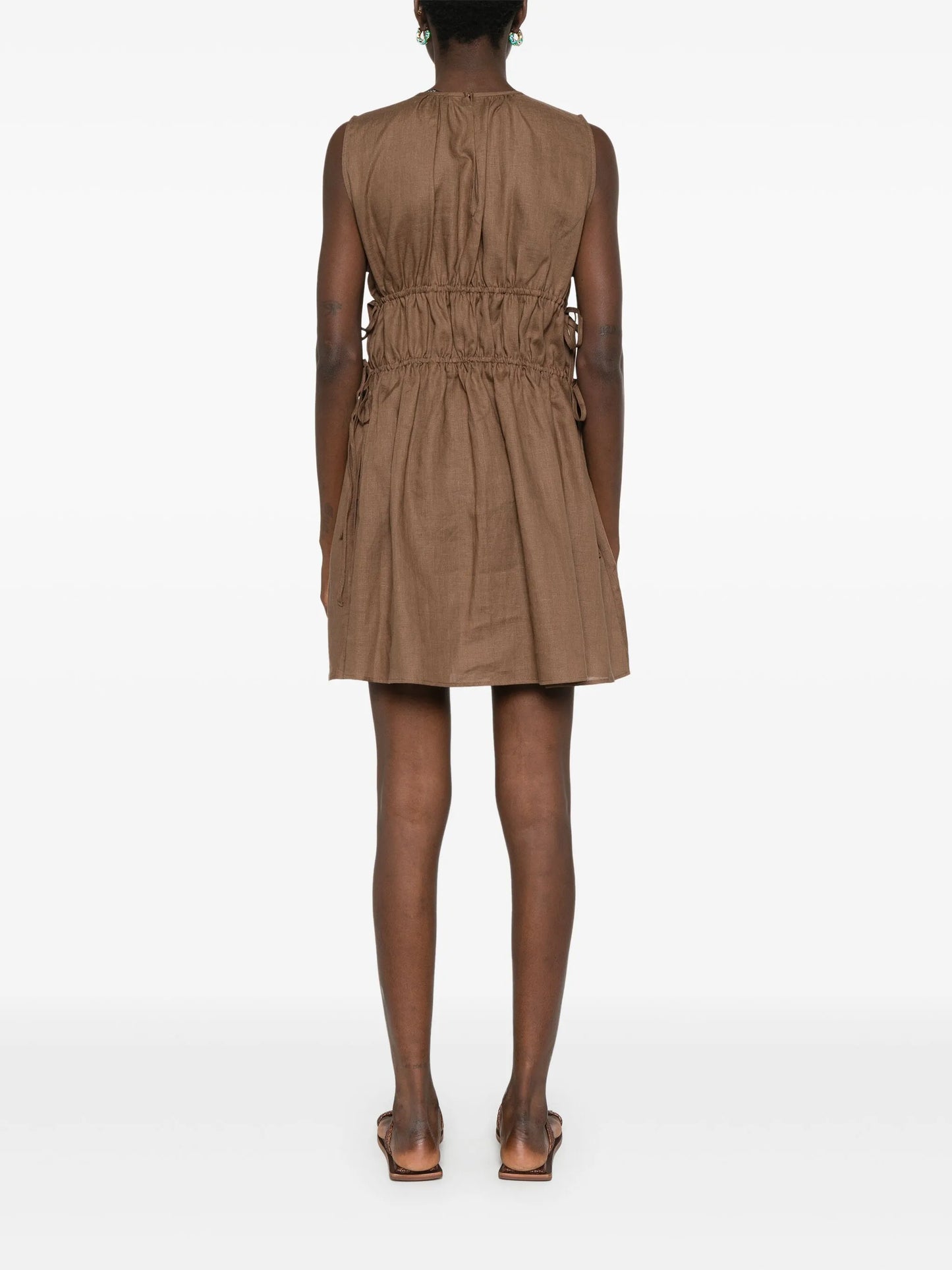 Como linen mini dress