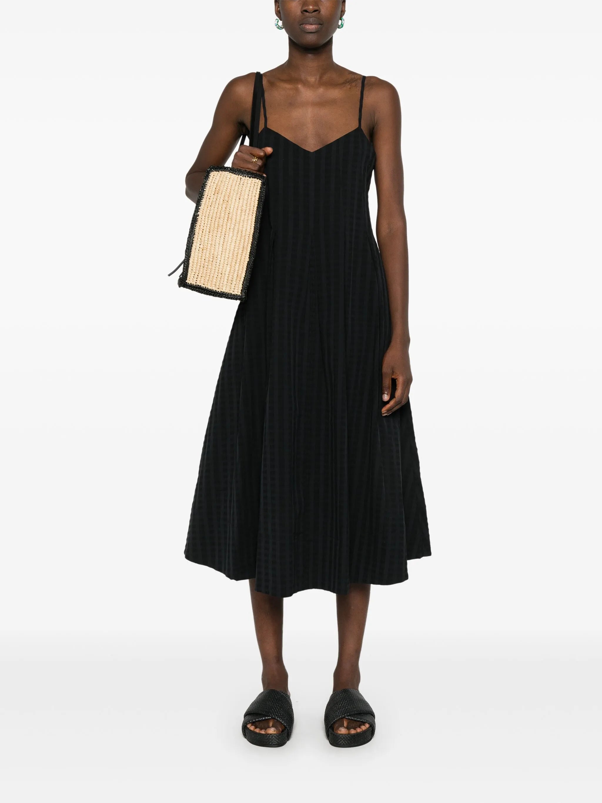 Kate textured midi dress