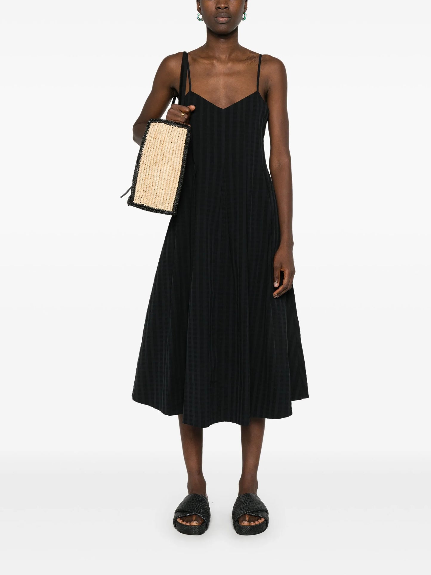 Kate textured midi dress