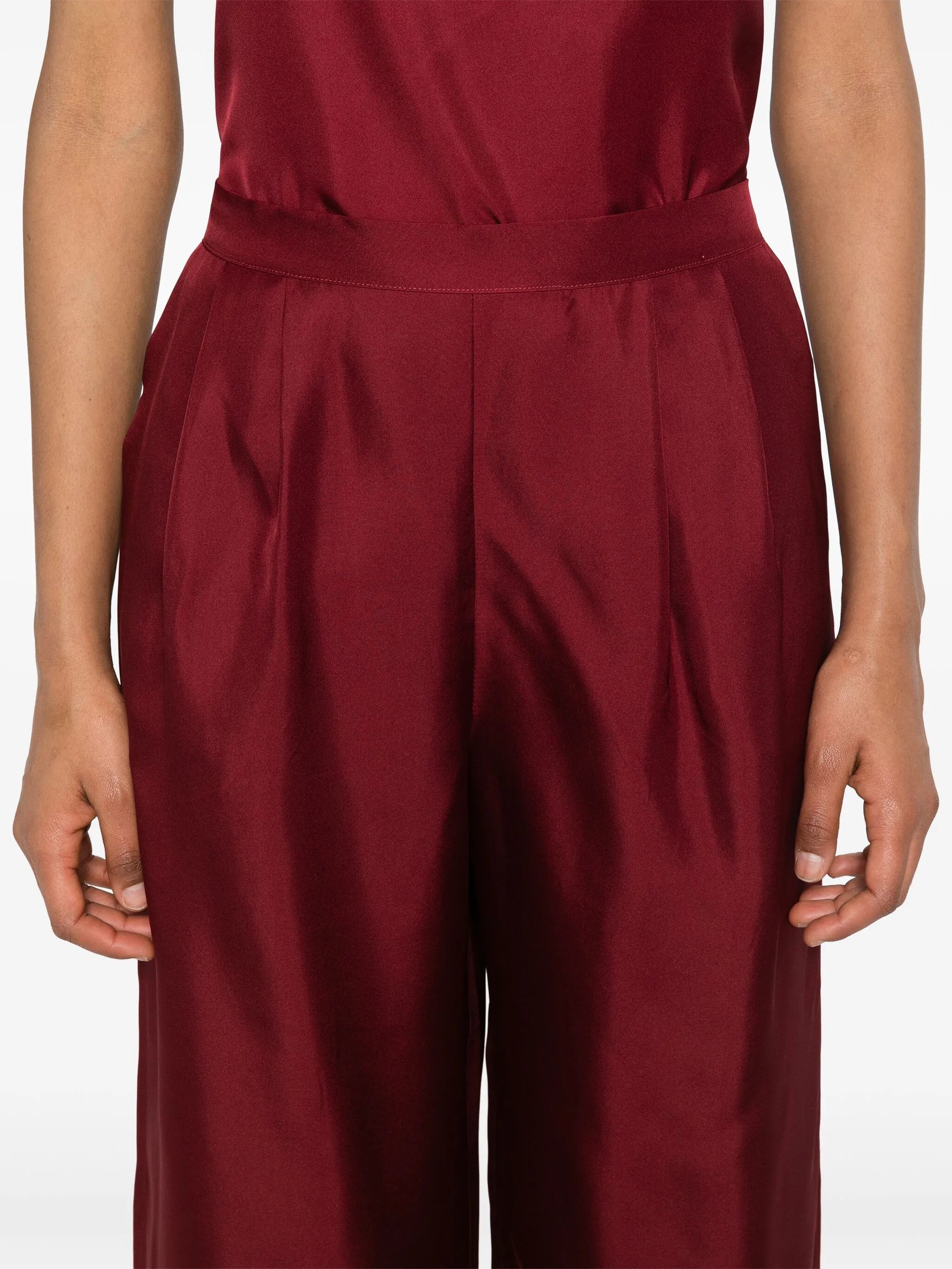 Isola mid-rise straight-leg trousers